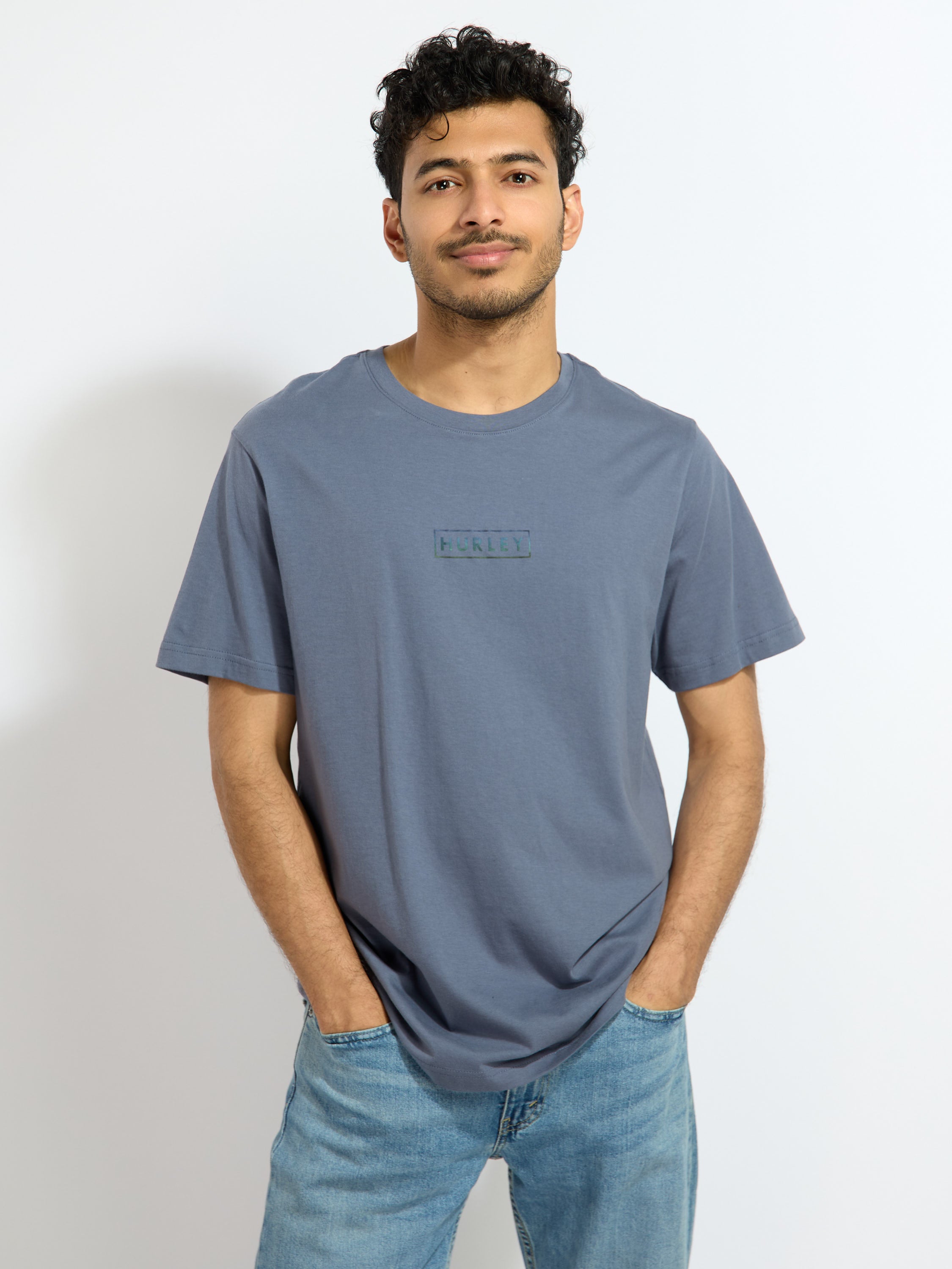 Hurley Boxed Logo Graphic Tee