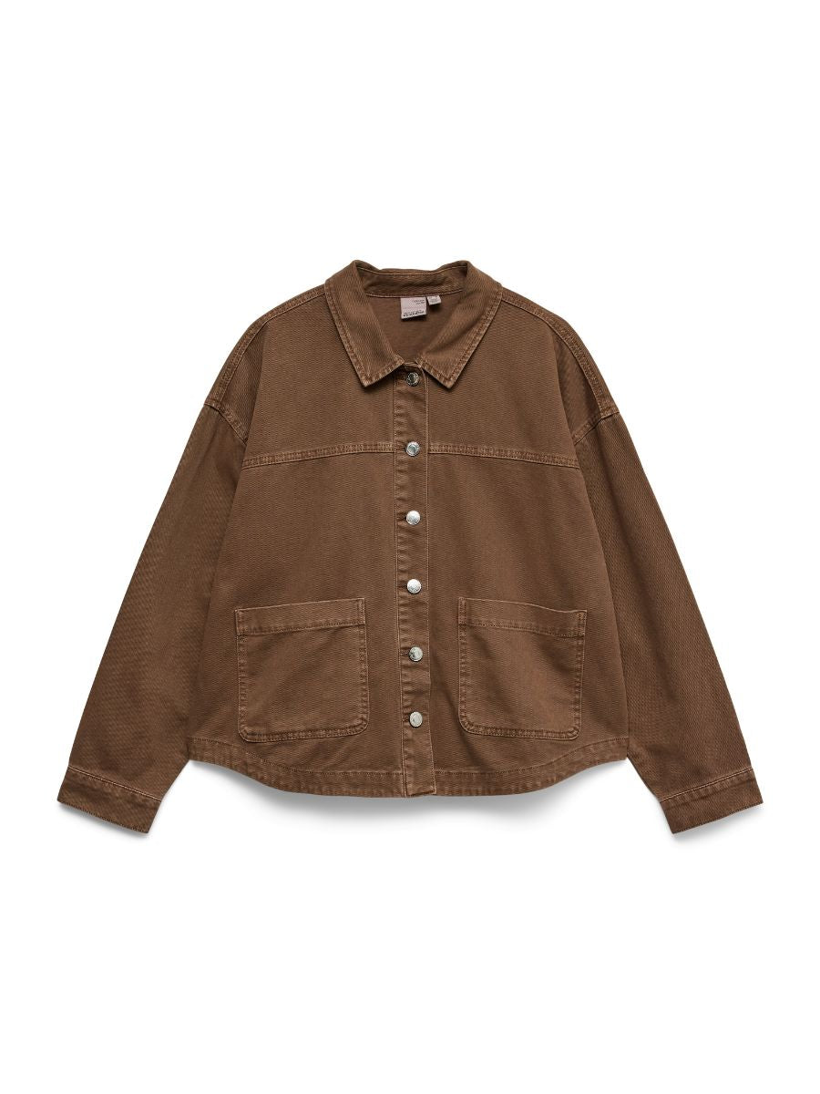 Vero Moda Jamie Long Sleeve Denim Shacket – Pseudio