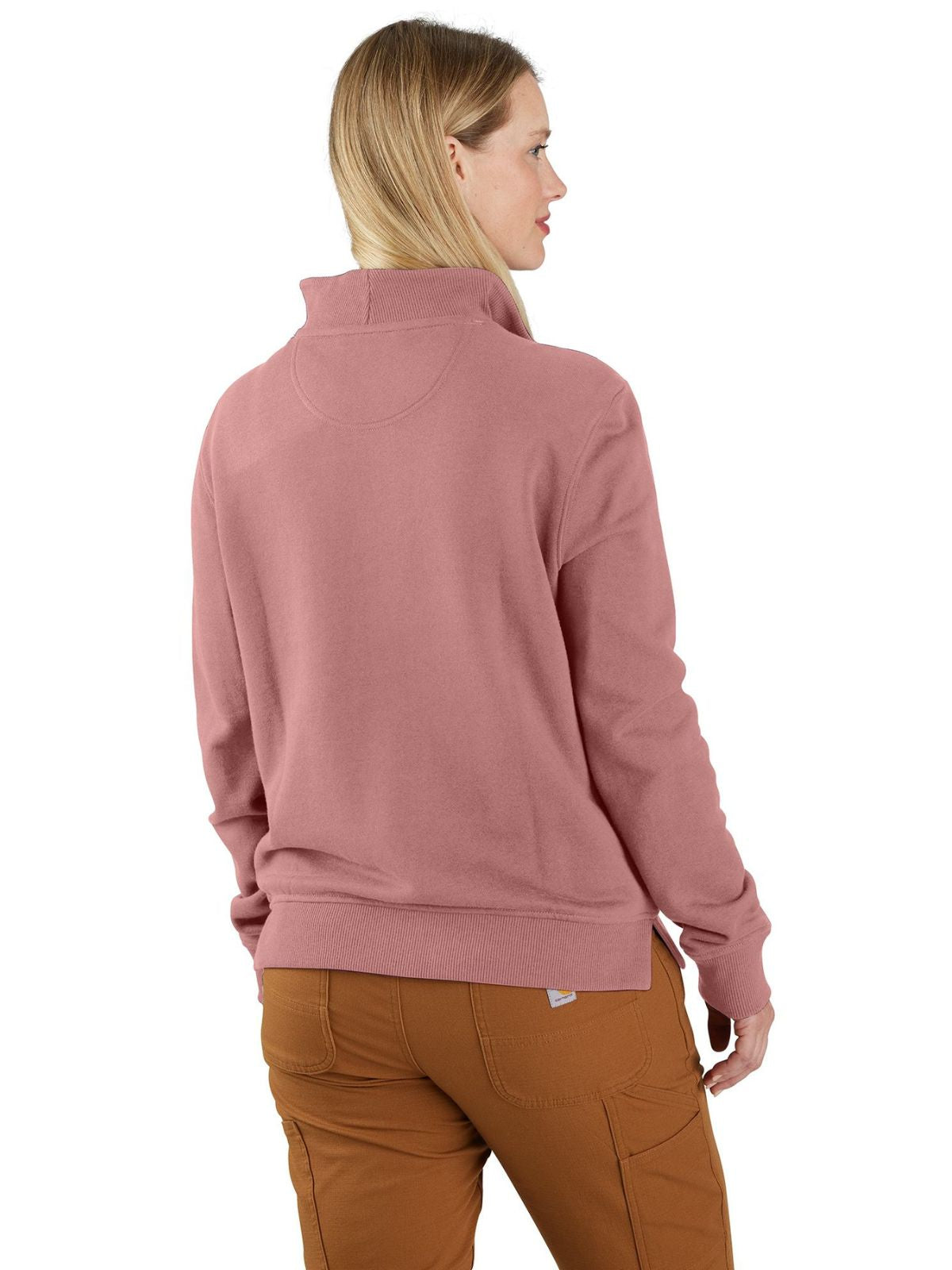Carhartt Tencel Relaxed Fit Half-Zip Sweatshirt