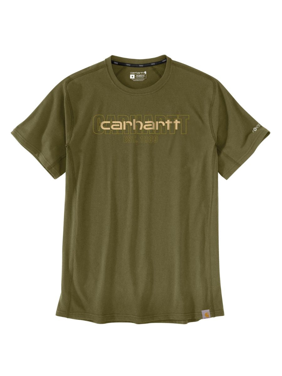 Carhartt Force Midweight Logo T-Shirt