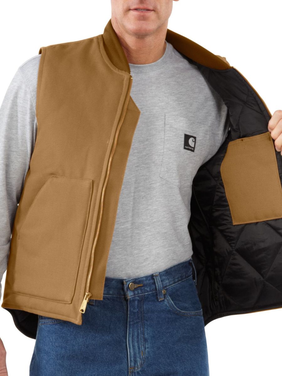 Carhartt Relaxed Fit Firm Duck Insulated Vest