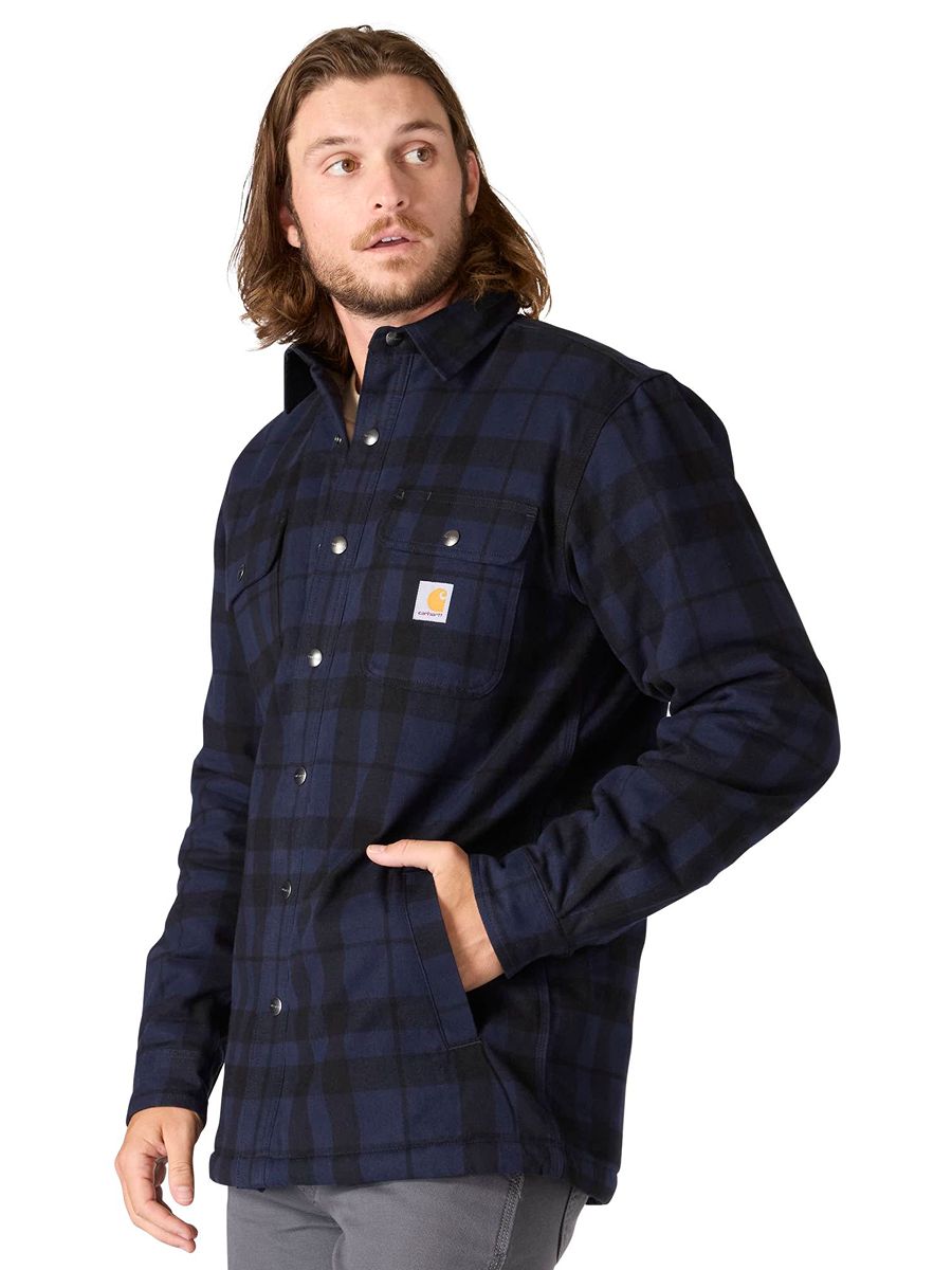 Carhartt Relaxed Fit Lined Sherpa Flannel