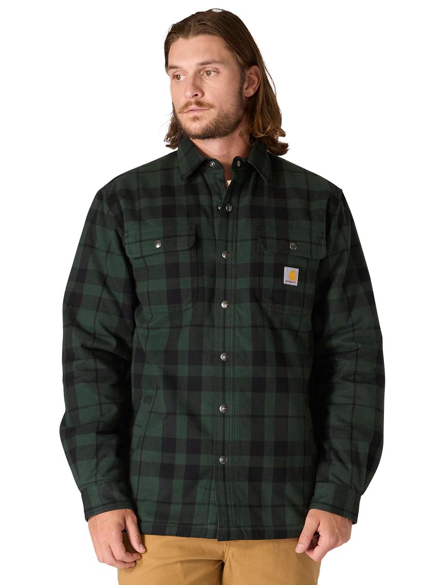 Carhartt Relaxed Fit Lined Sherpa Flannel