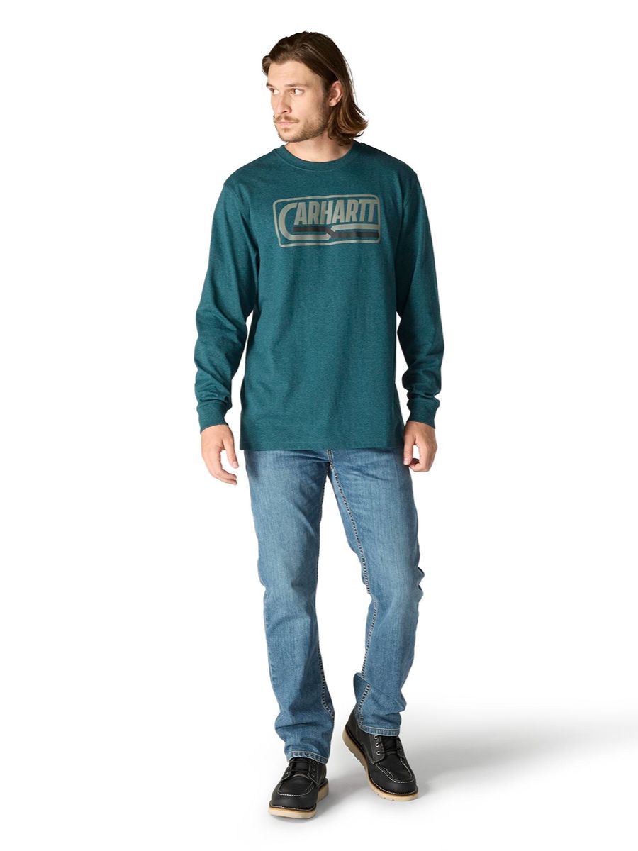 Carhartt Heavyweight Long Sleeve Logo Tee