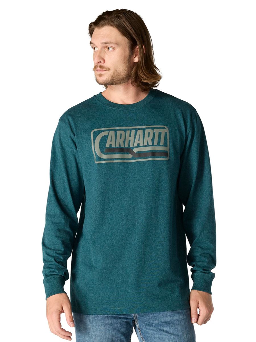 Carhartt Heavyweight Long Sleeve Logo Tee