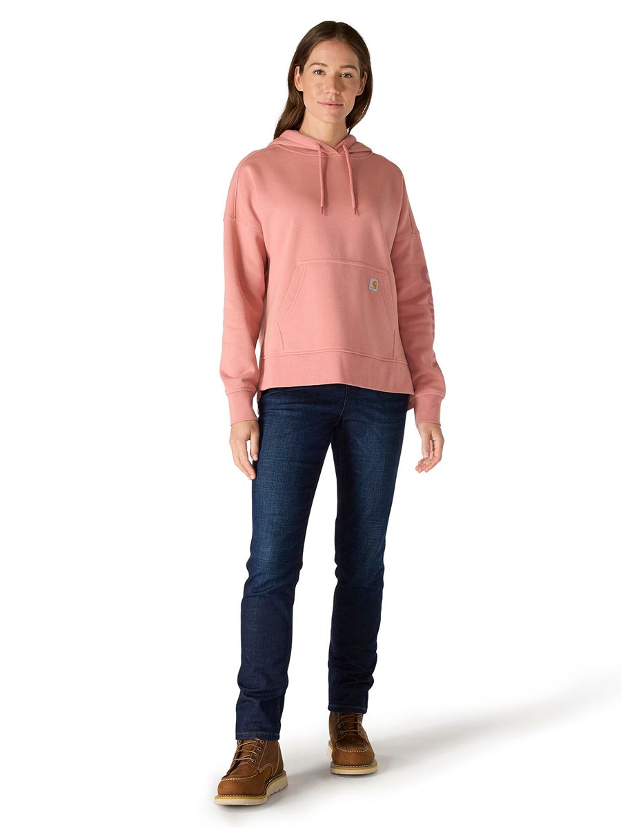 Carhartt Ladies Oversized Heart Graphic Sweater