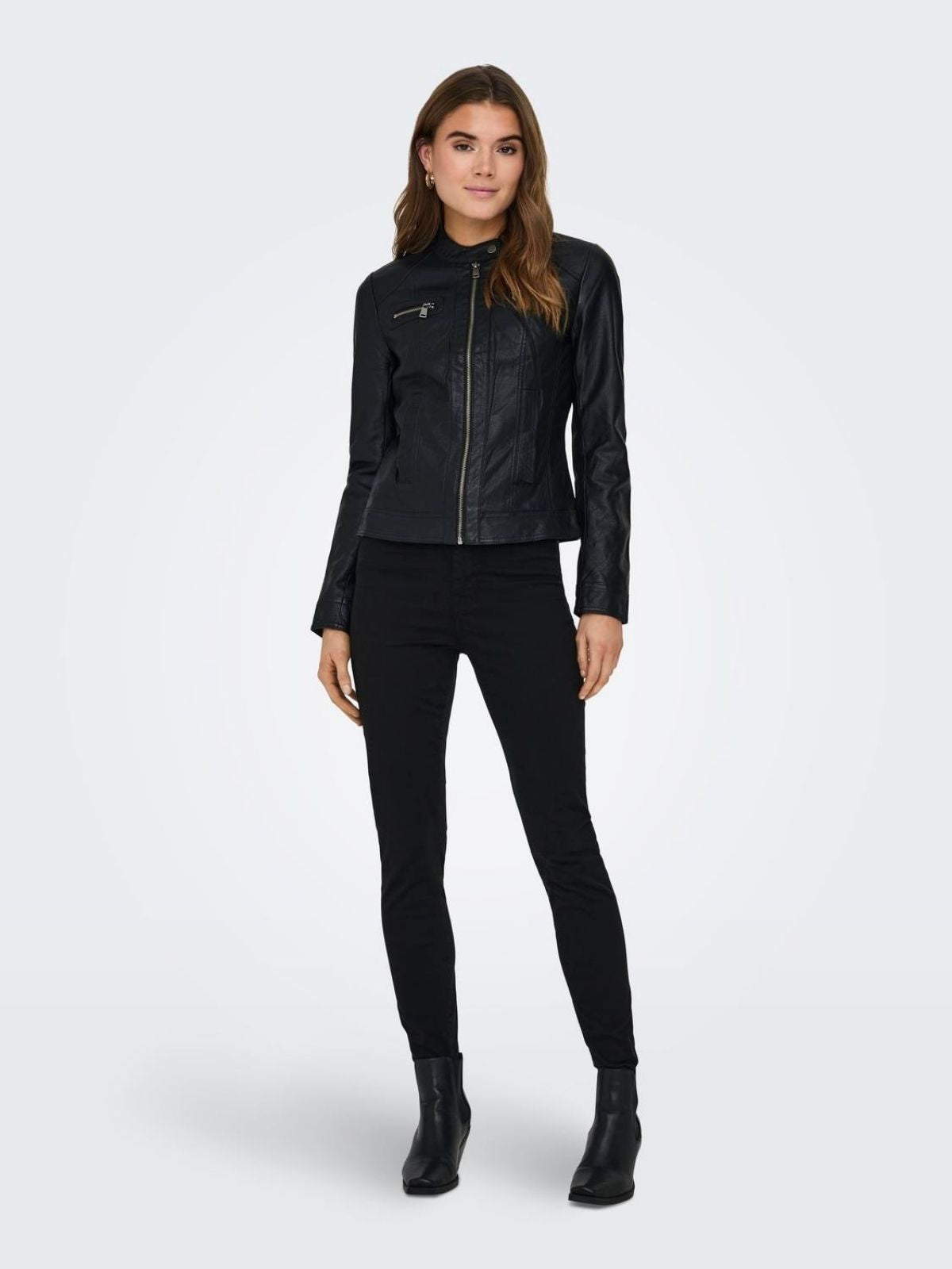 Only Bandit Faux Leather Jacket