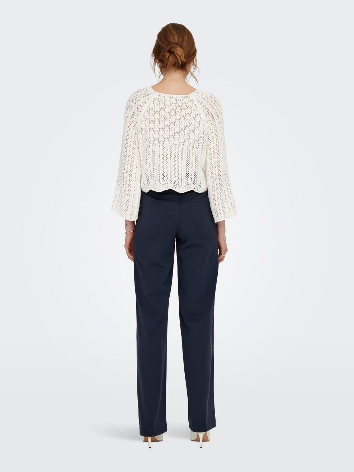 Nola ¾ Crochet Pullover