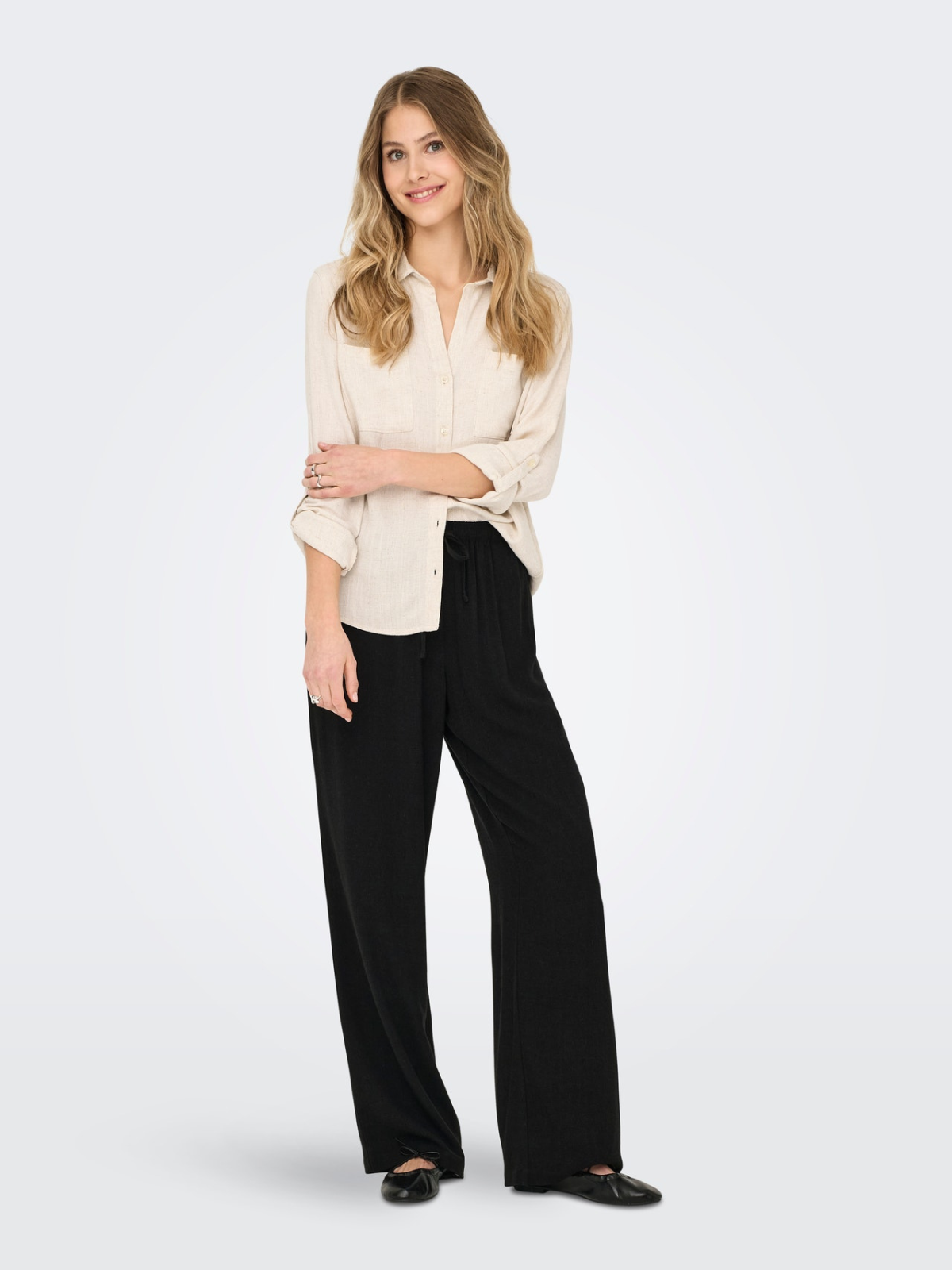 Siesta Pull-Up Linen Pant