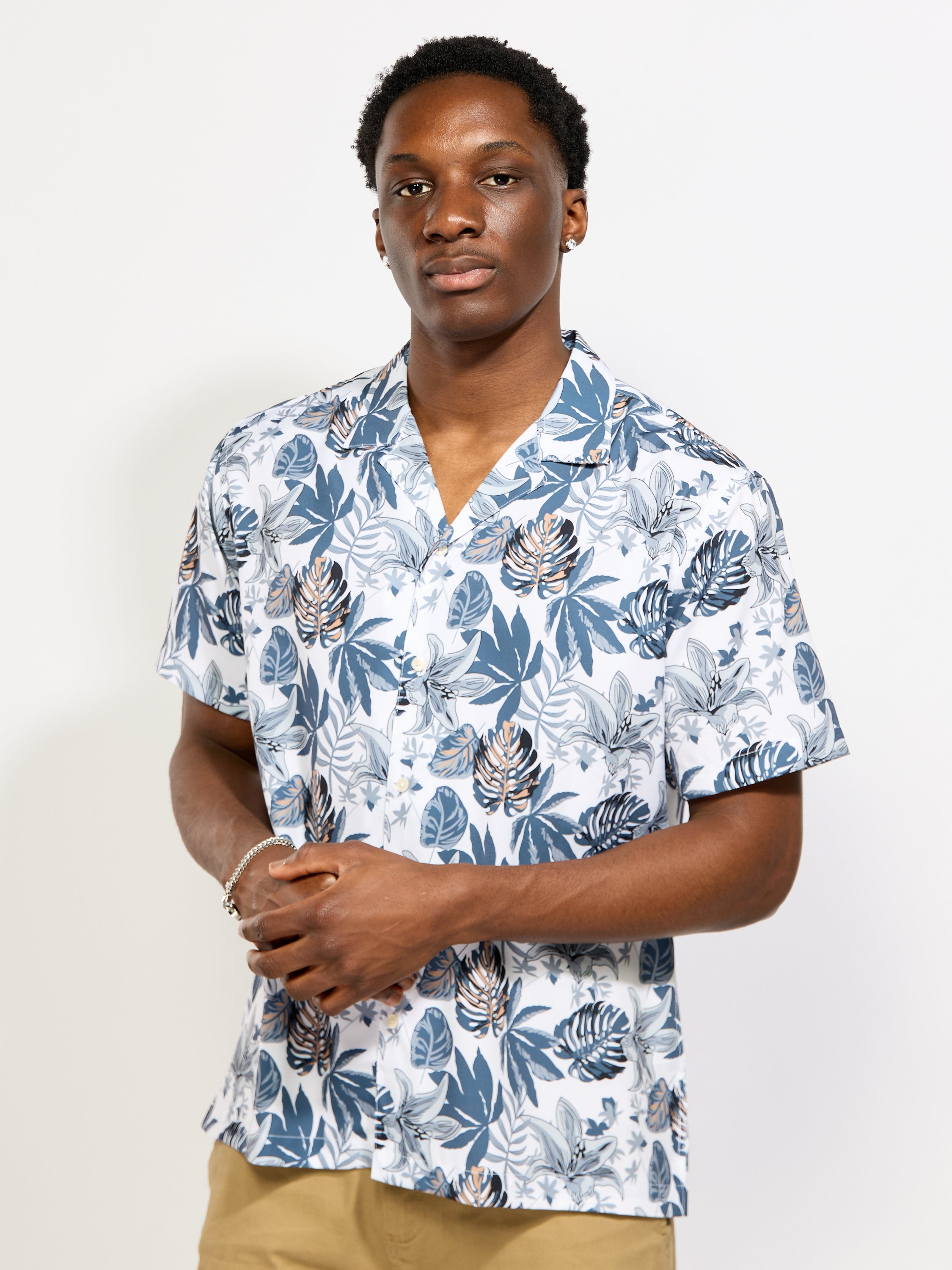 Tropical Woven Short Sleeve Shirt