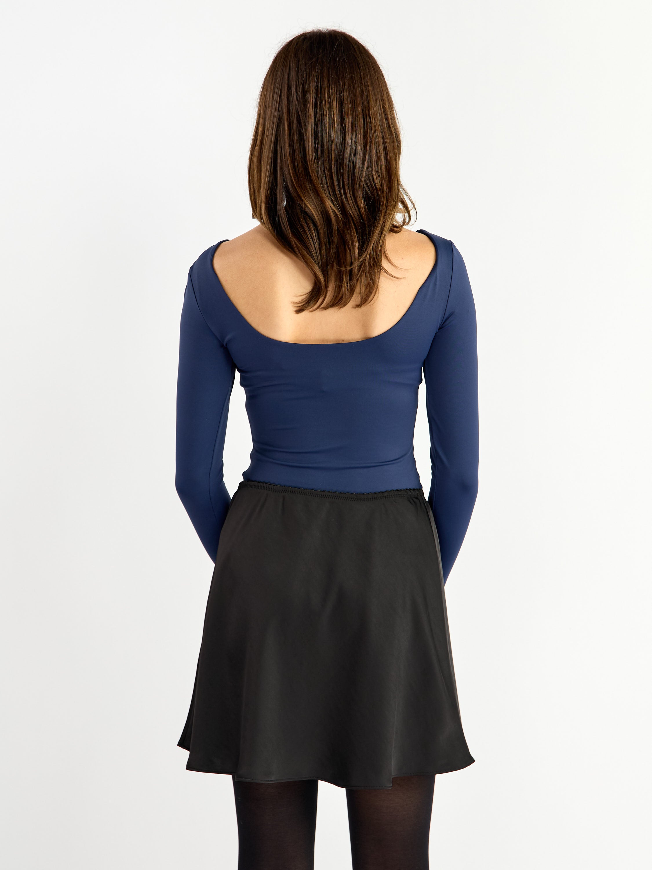 Allina Flare Satin Skirt