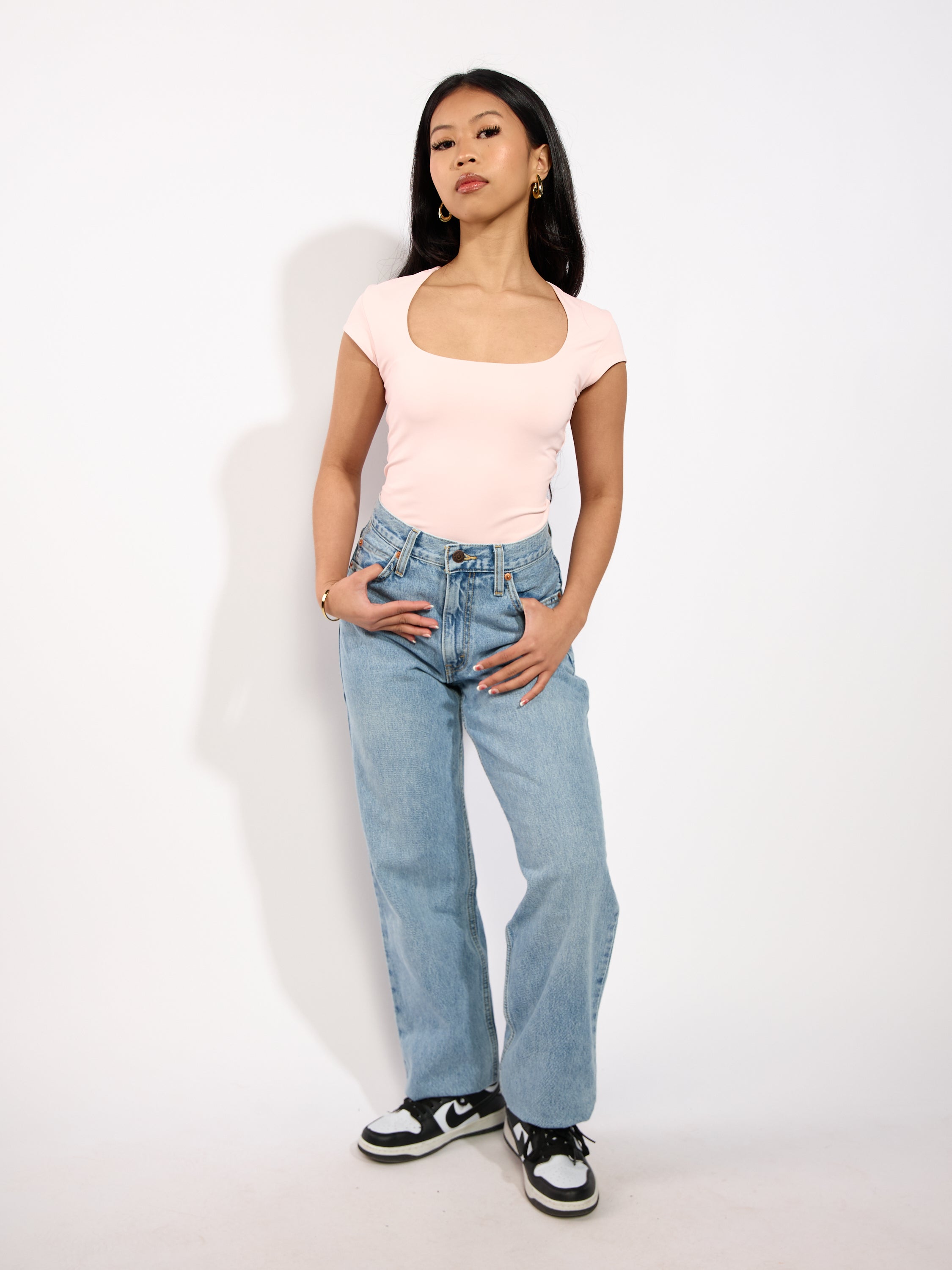 Second Skin Tiara Cap Sleeve Bodysuit