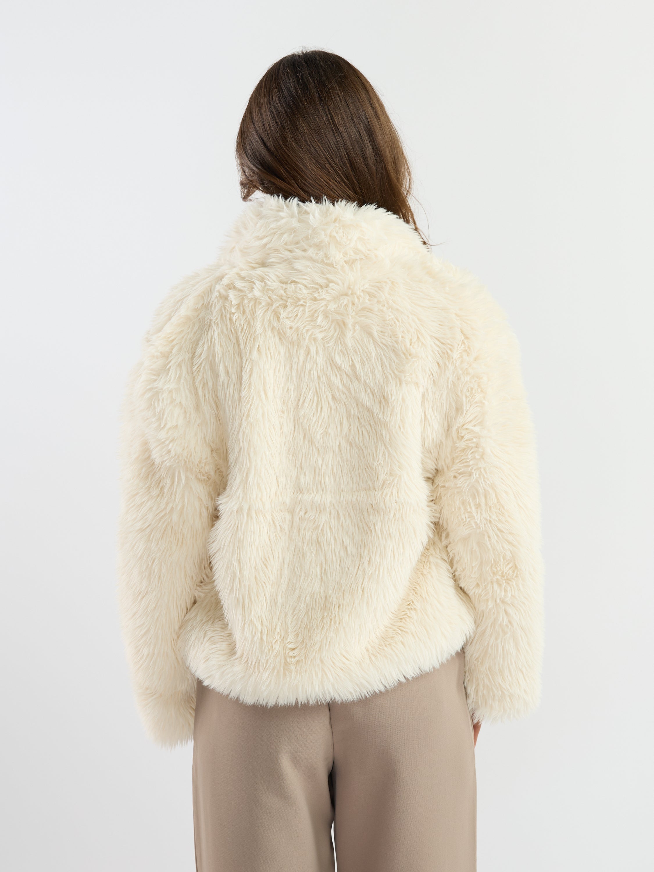 Fur Cropped Coat