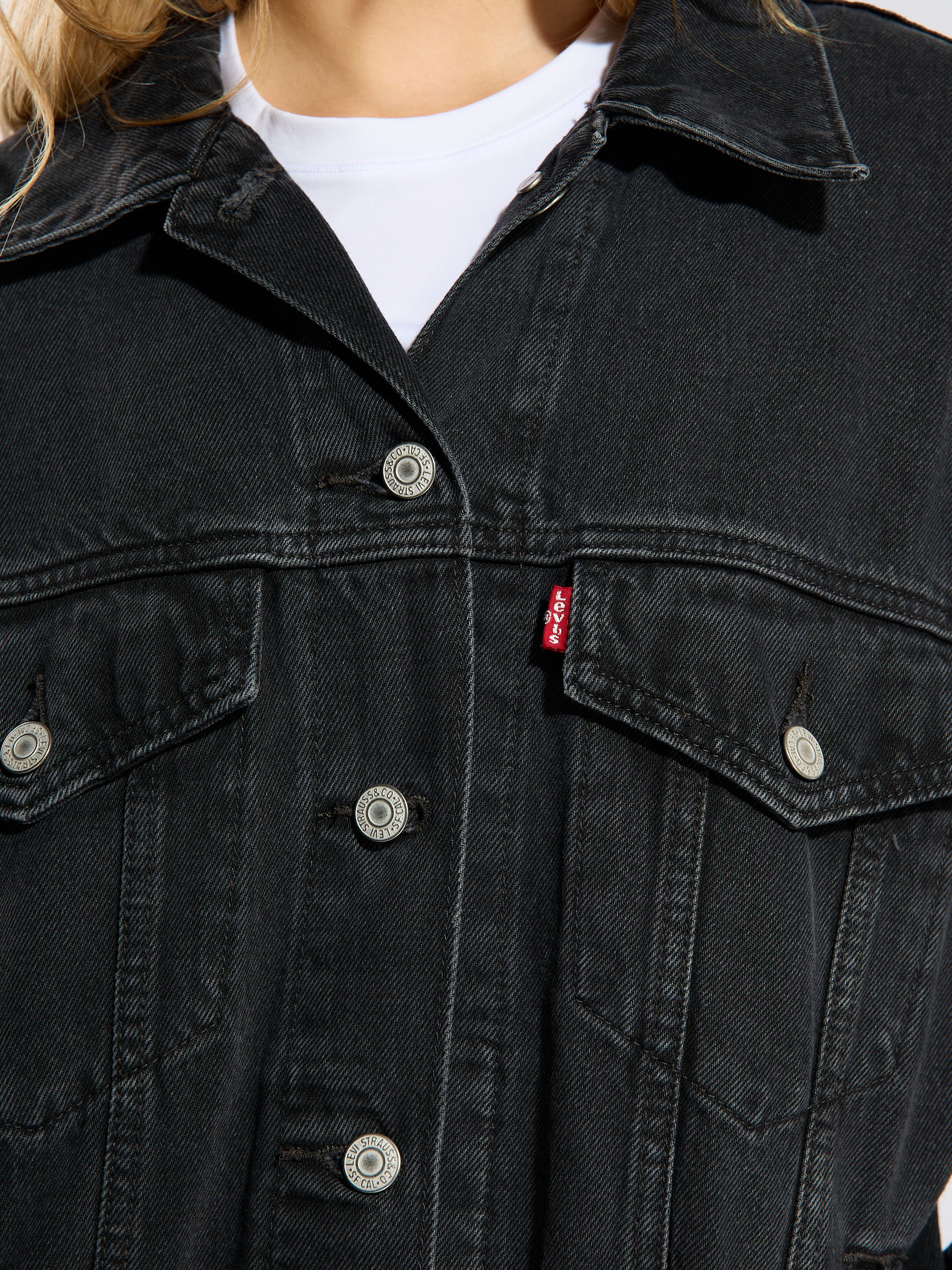Levi's 90s Trucker Black Denim Jacket