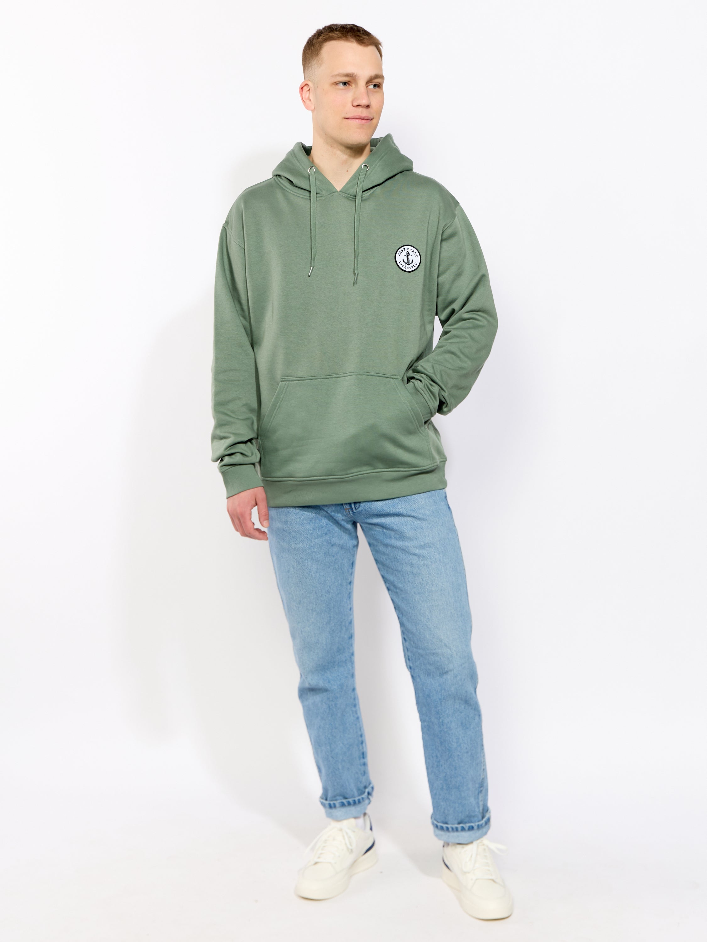 East Coast Lifestyle New Anchor Patch Hoodie