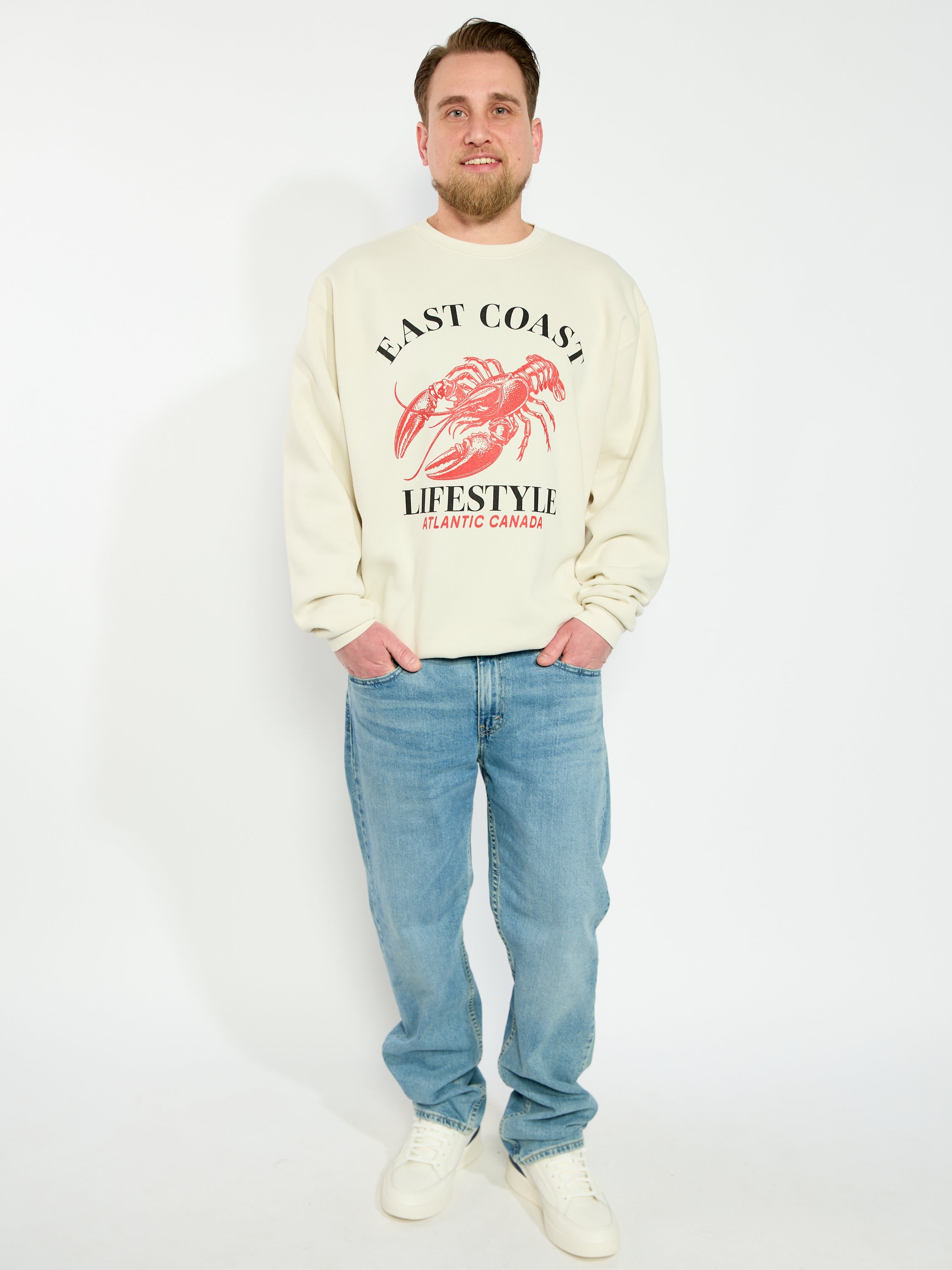 East Coast Lifestyle Atlantic Lobster Crew Sweatshirt