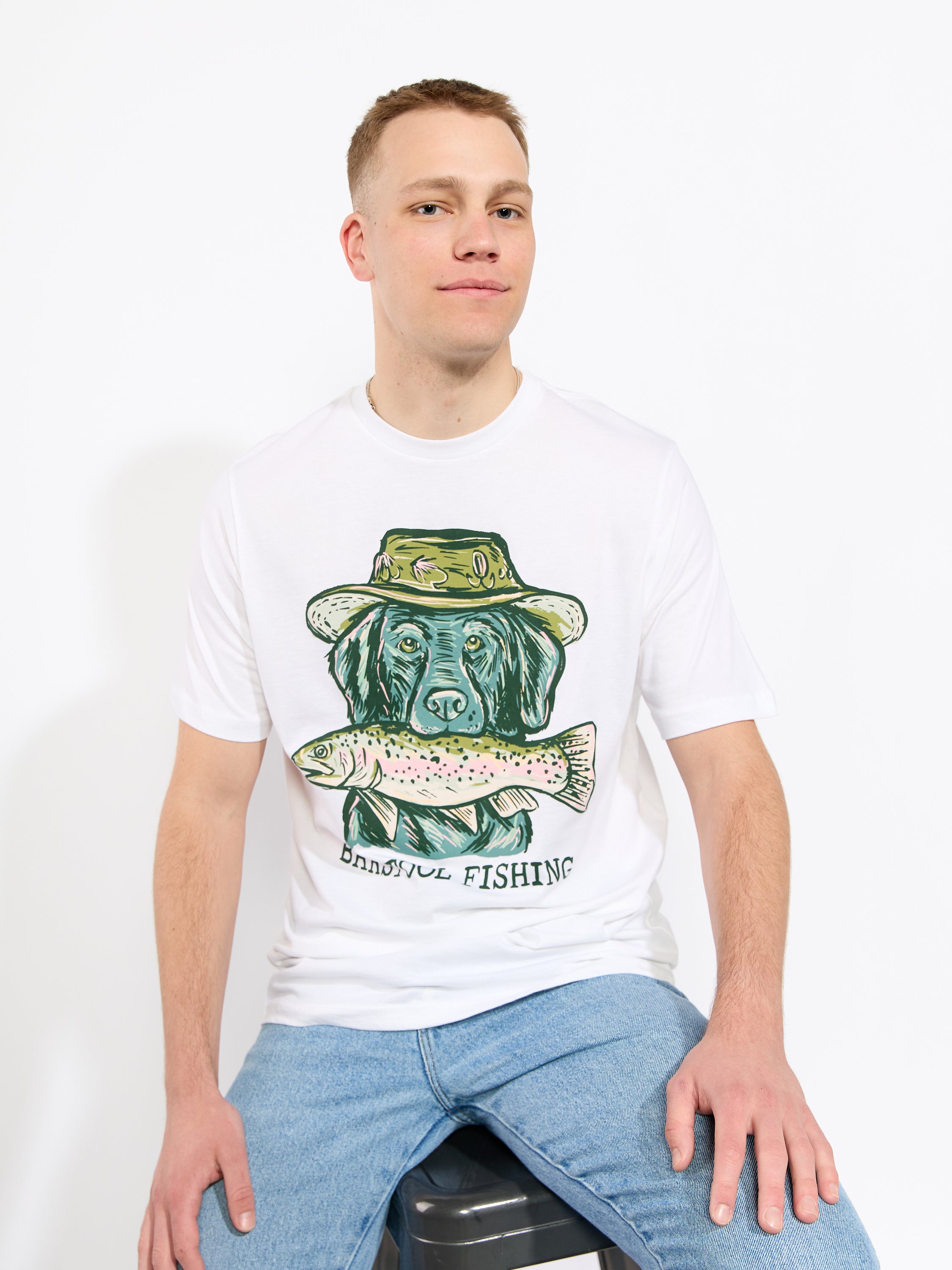 Barstool Sports Fishing Lab Tee