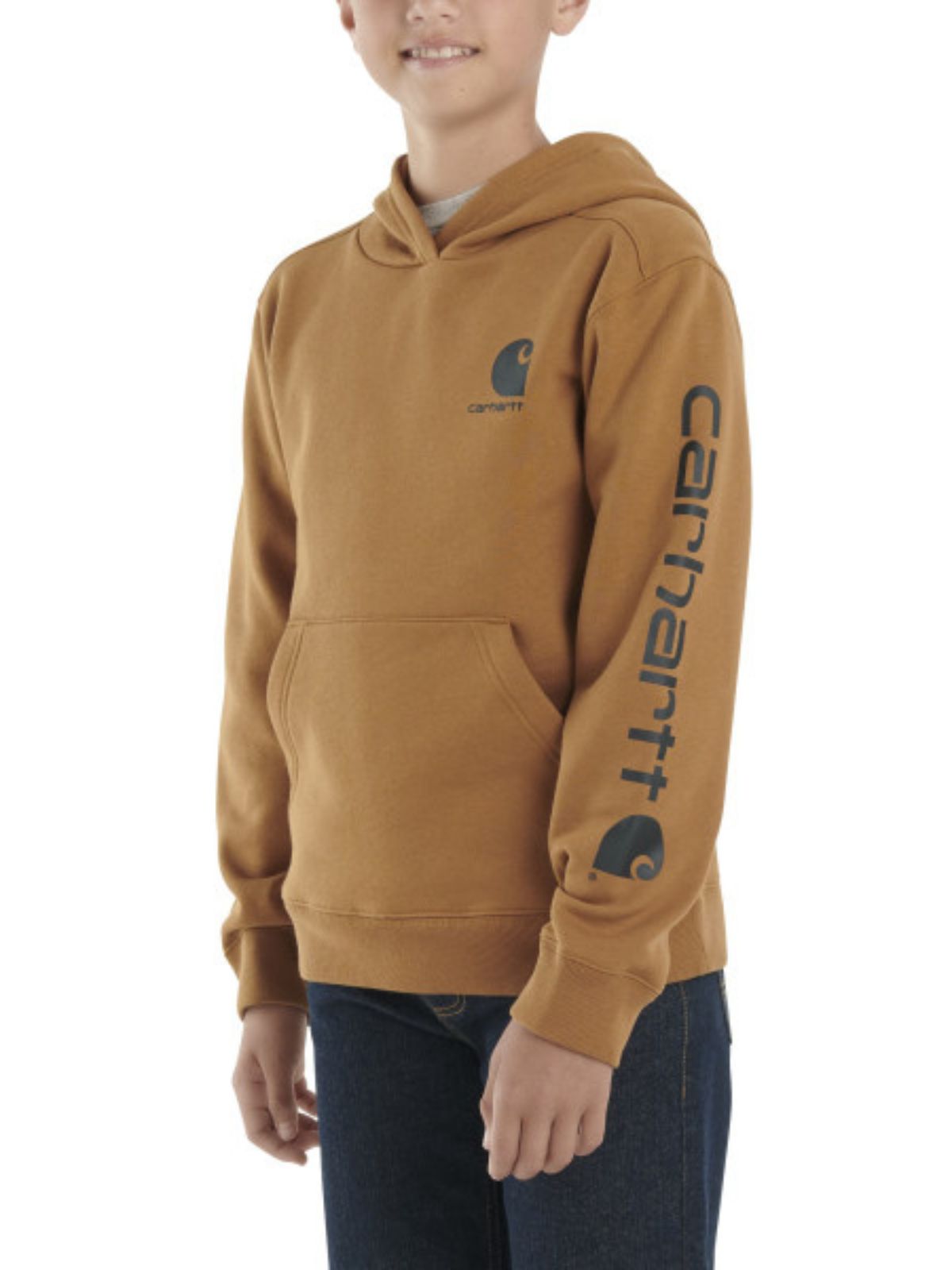 Carhartt Youth Sleeve Logo Hoodie