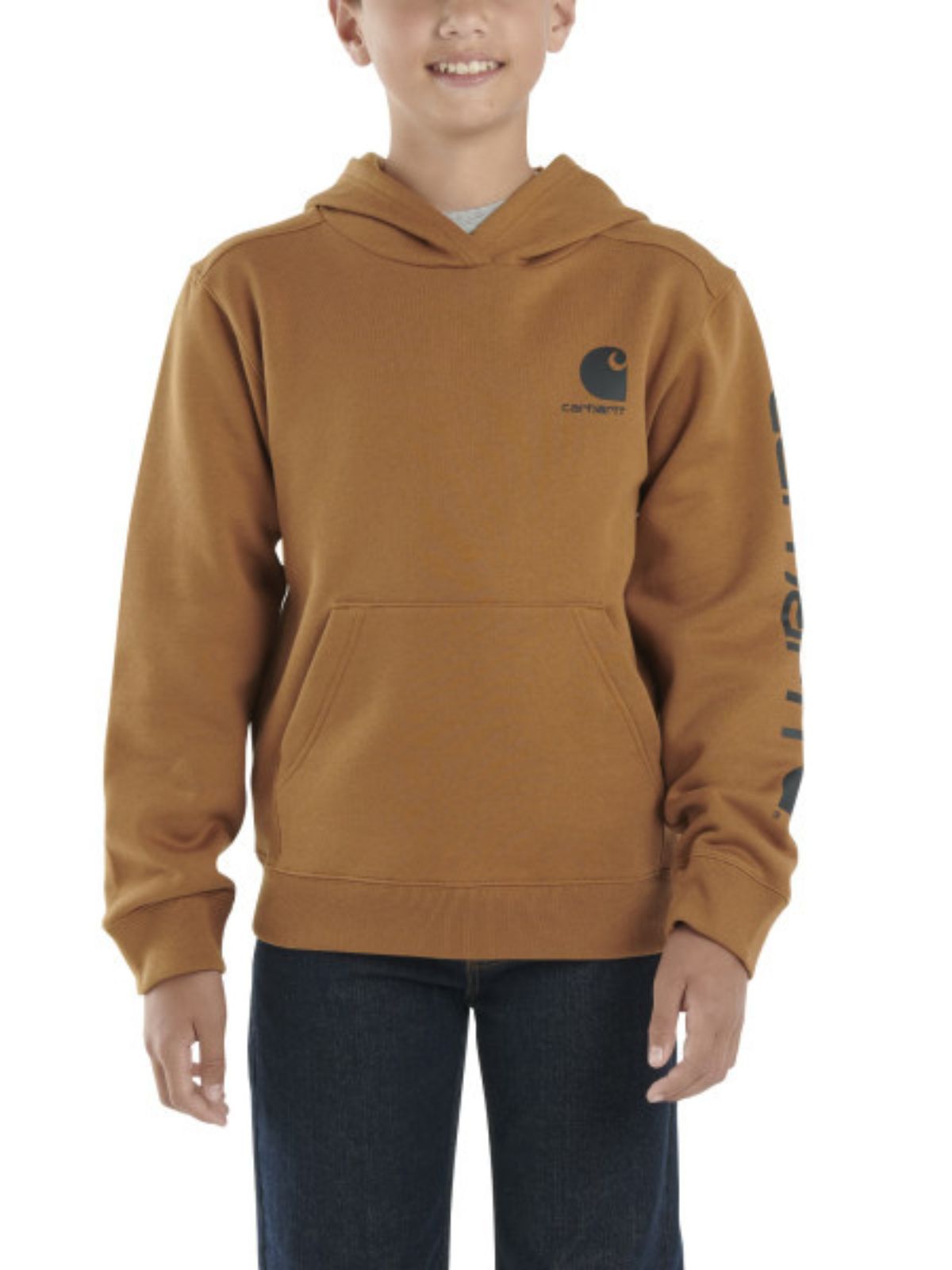 Carhartt Youth Sleeve Logo Hoodie