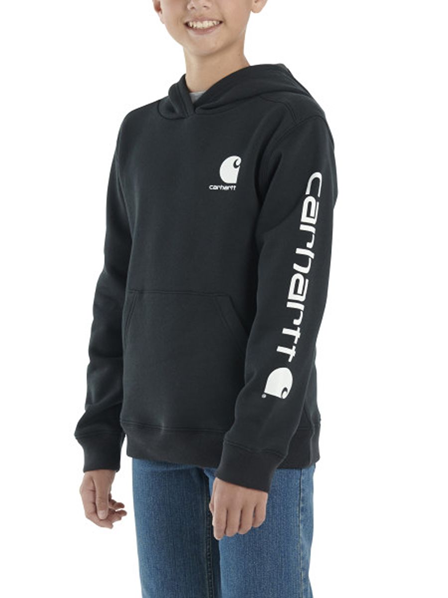 Carhartt Youth Sleeve Logo Pullover Hoodie