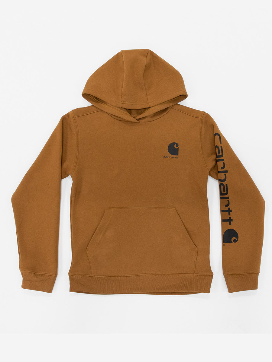 Carhartt Youth Sleeve Logo Pullover Hoodie