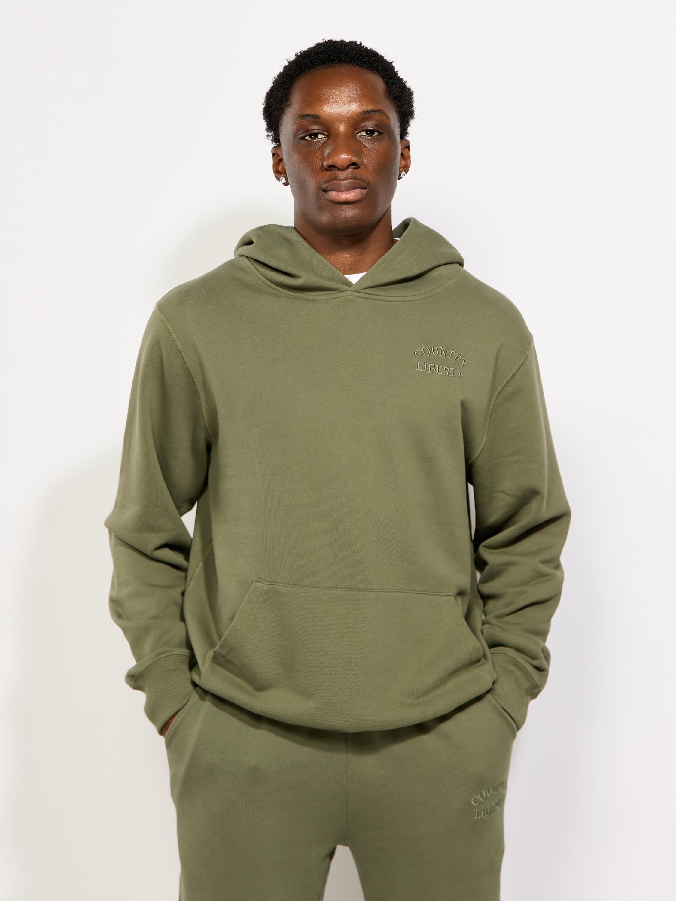 Country Liberty Garment Wash Hoodie