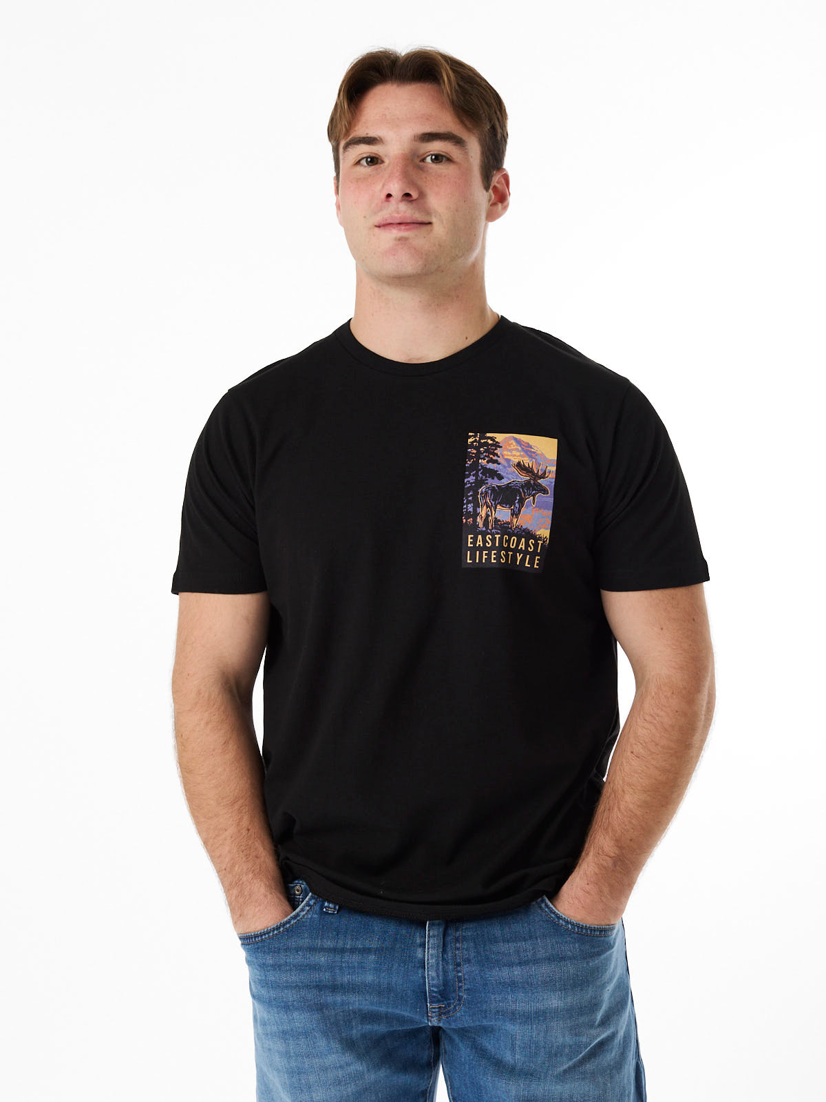 East Coast Lifestyle Moose Tee
