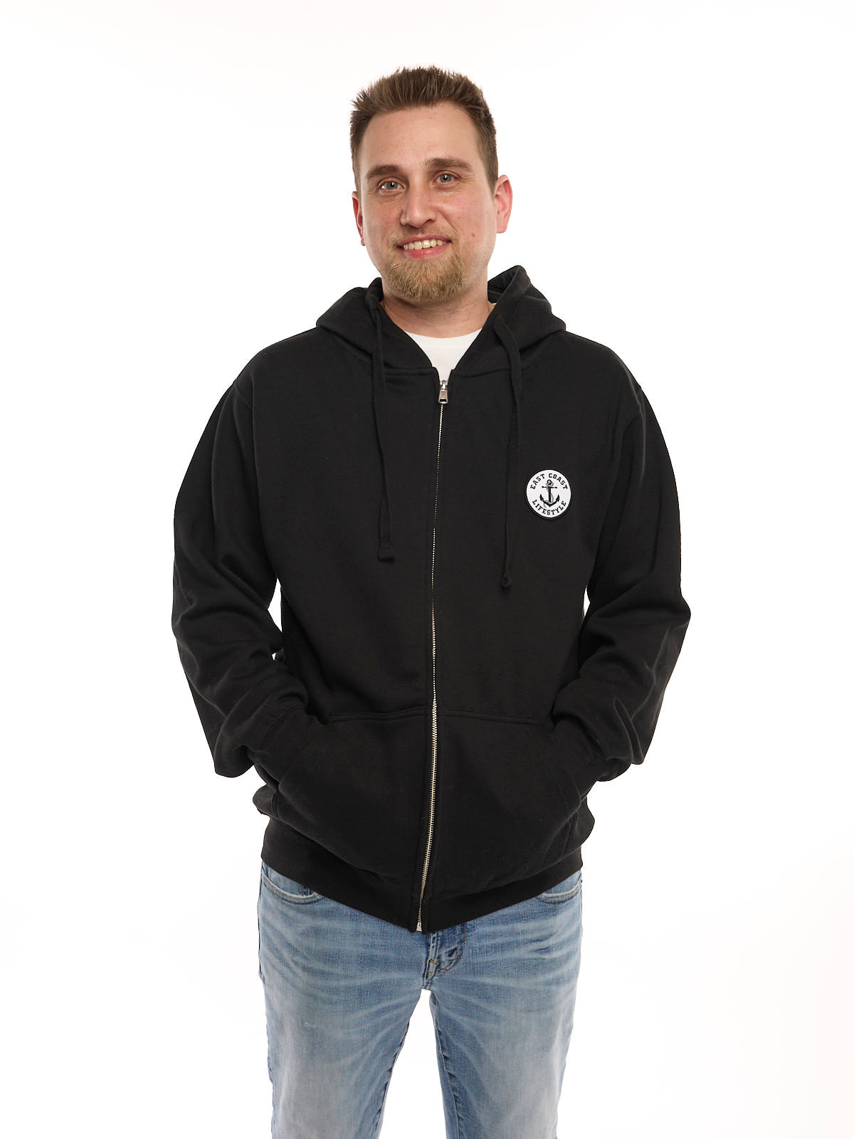 East Coast Lifestyle Zip Up Hoodie