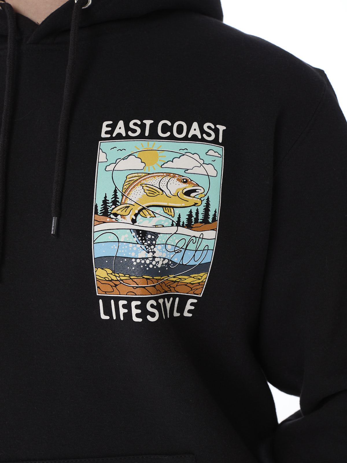 East Coast Lifestyle Fly Fishing Hoodie