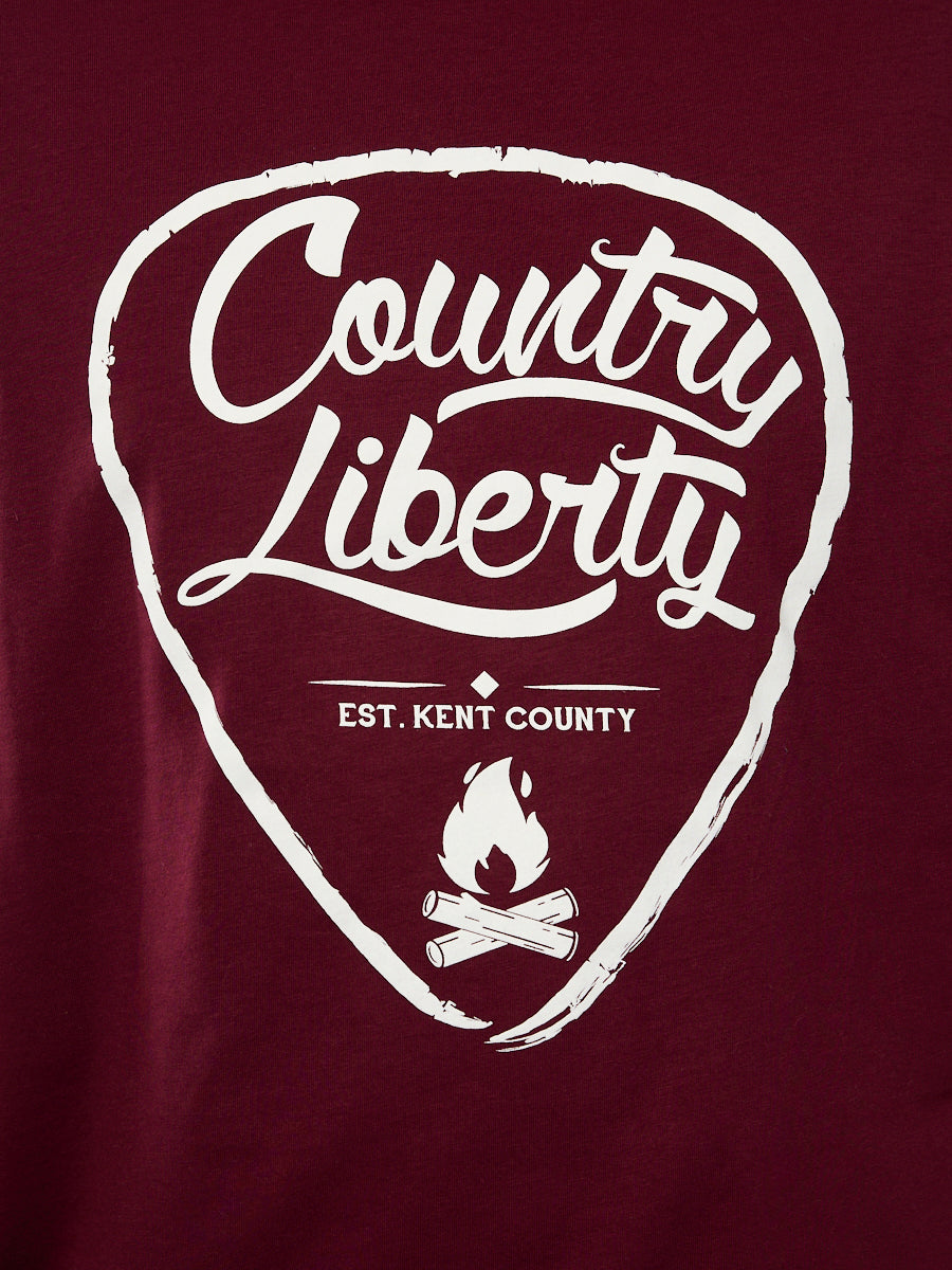 Country Liberty Guitar Pick Tee