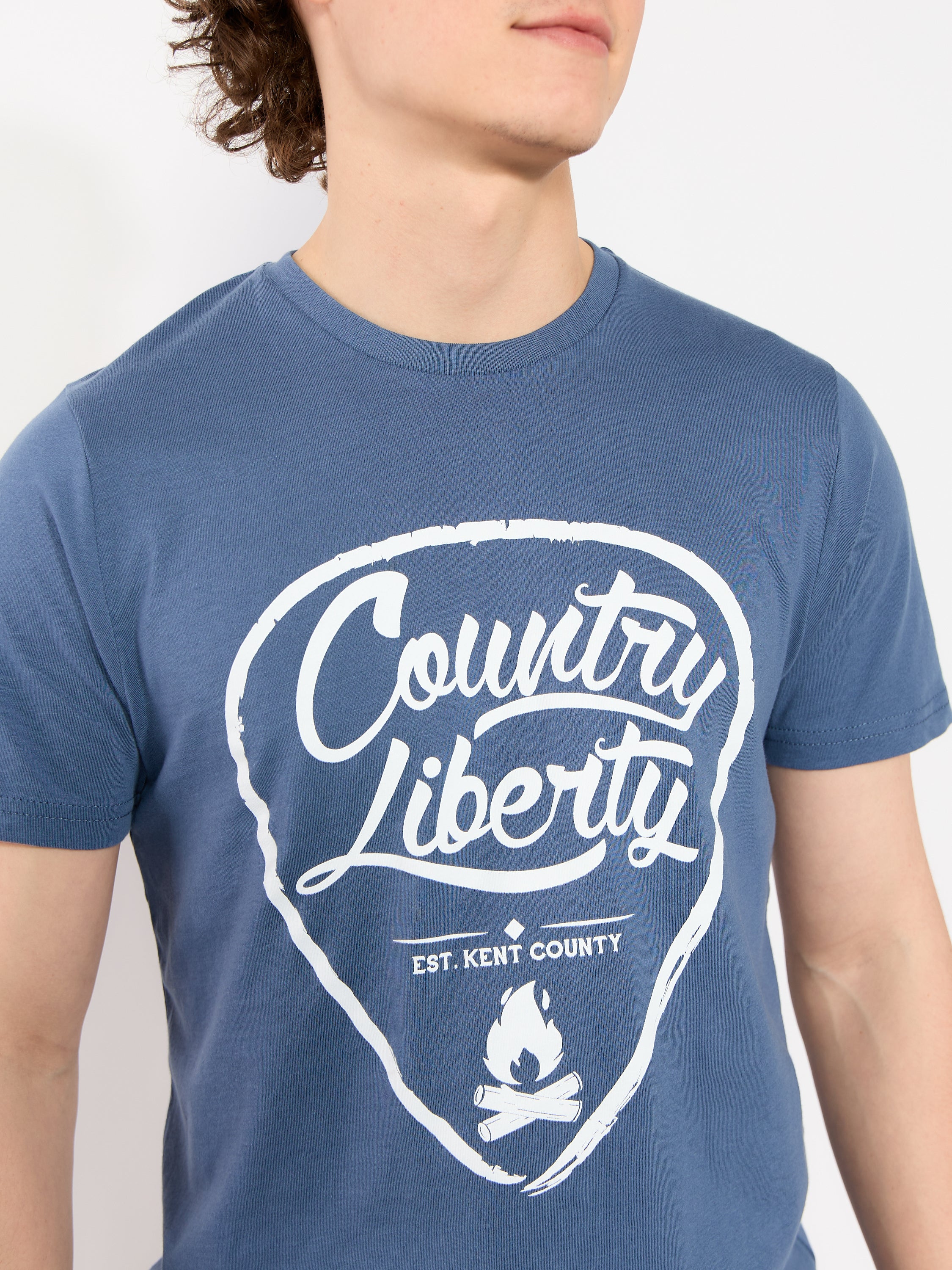 Country Liberty Guitar Pick Tee