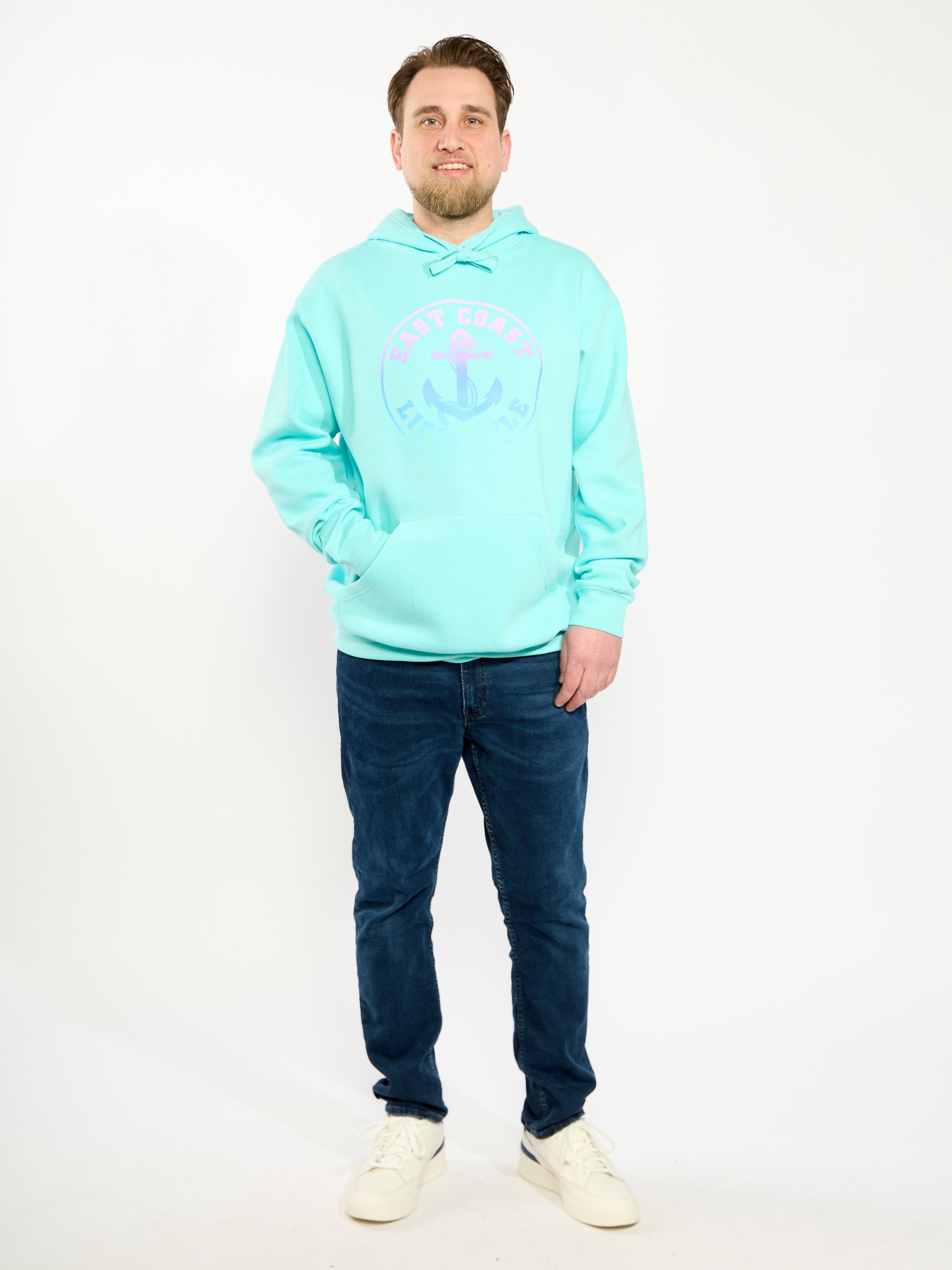 East Coast Lifestyle Gradient Anchor Hoodie