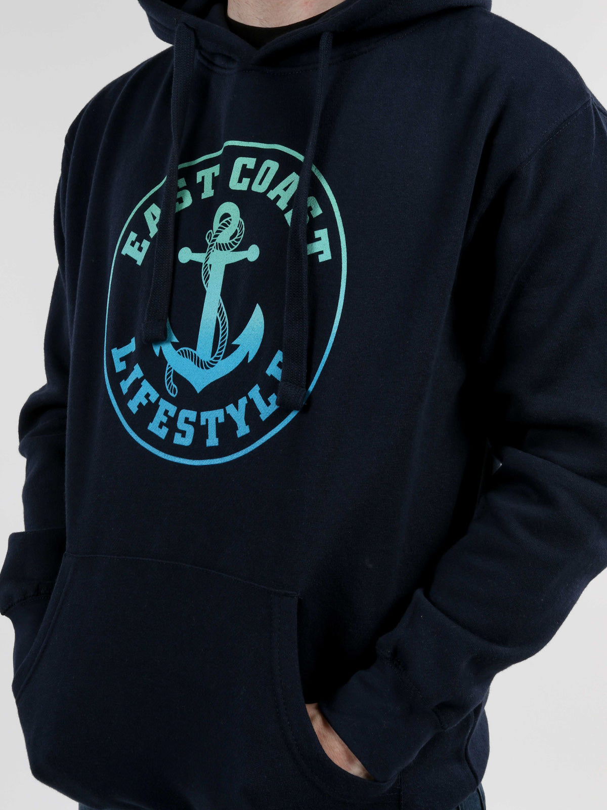 East Coast Lifestyle Gradient Anchor Hoodie