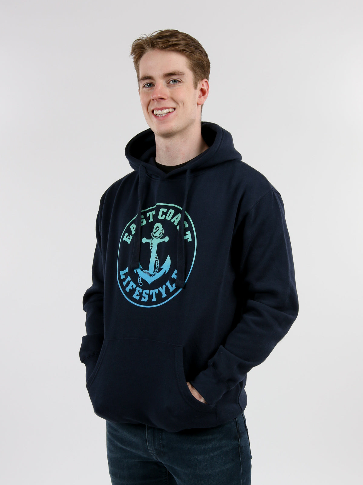 East Coast Lifestyle Gradient Anchor Hoodie