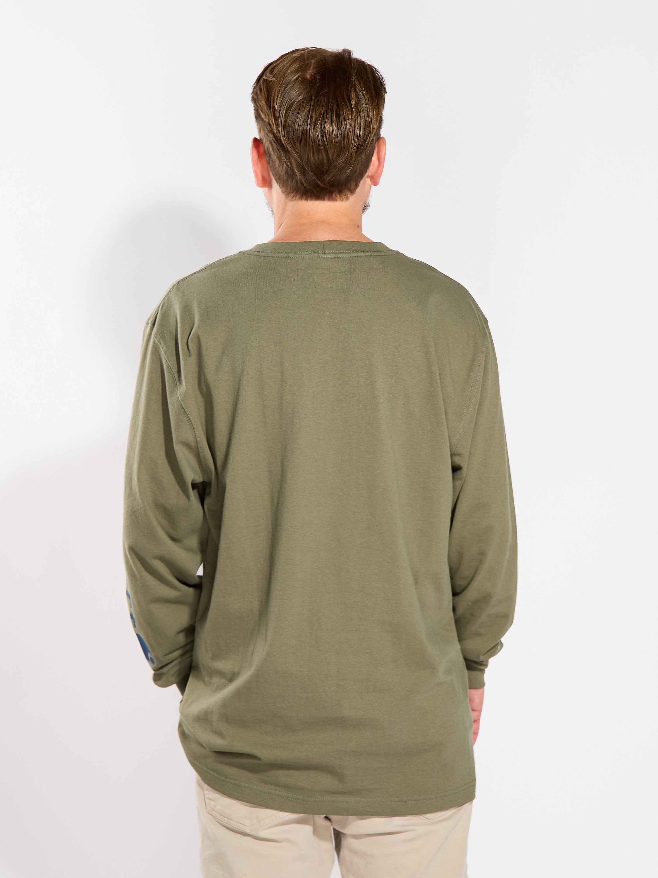 Carhartt Loose Fit Heavyweight Long Sleeve Logo Tee