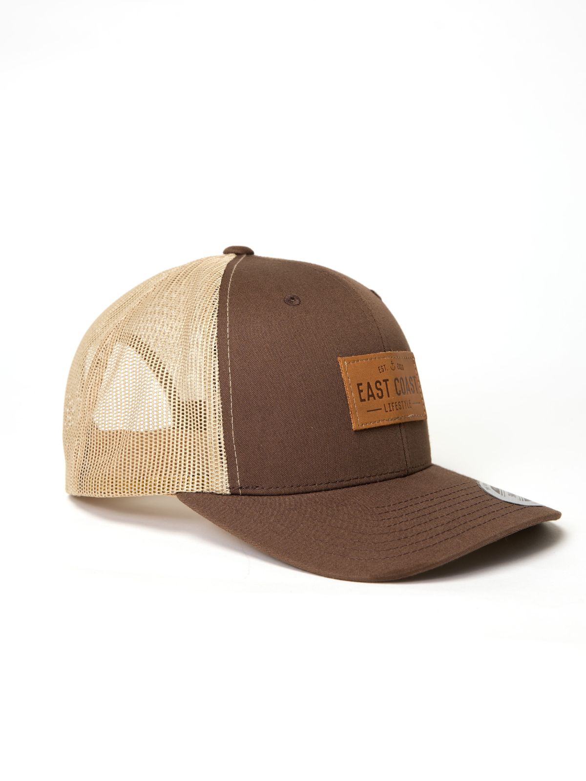 East Coast Lifestyle Leather Patch Cap