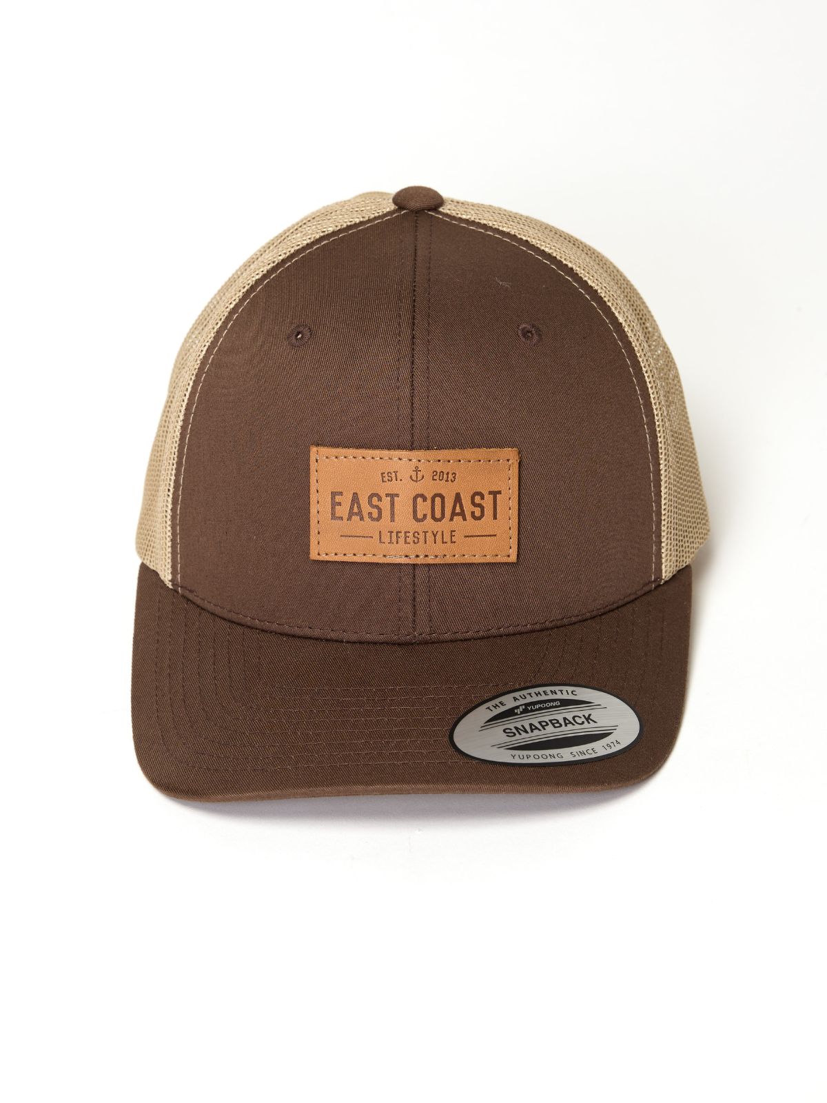 East Coast Lifestyle Leather Patch Cap