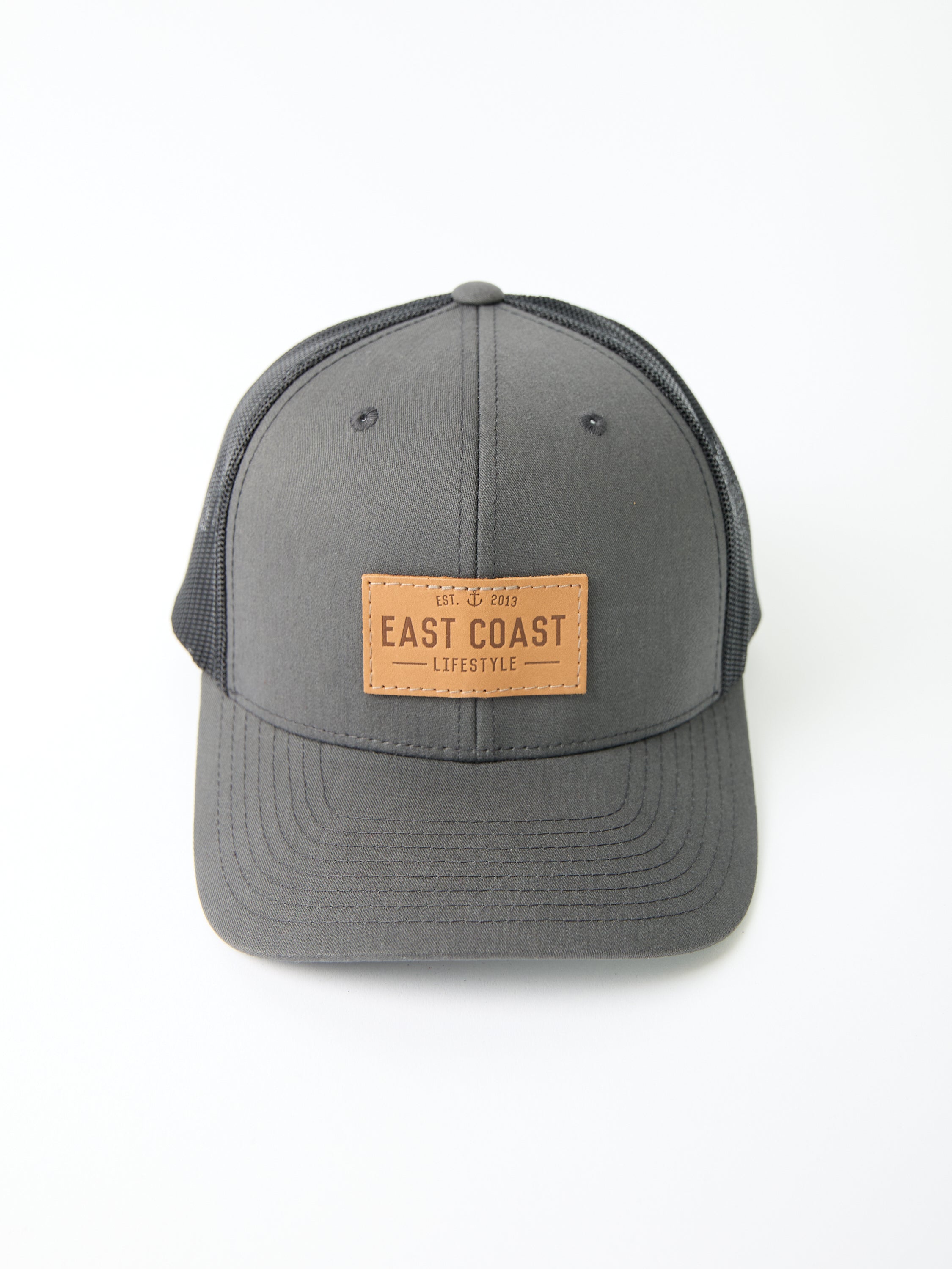 East Coast Lifestyle Leather Patch Cap