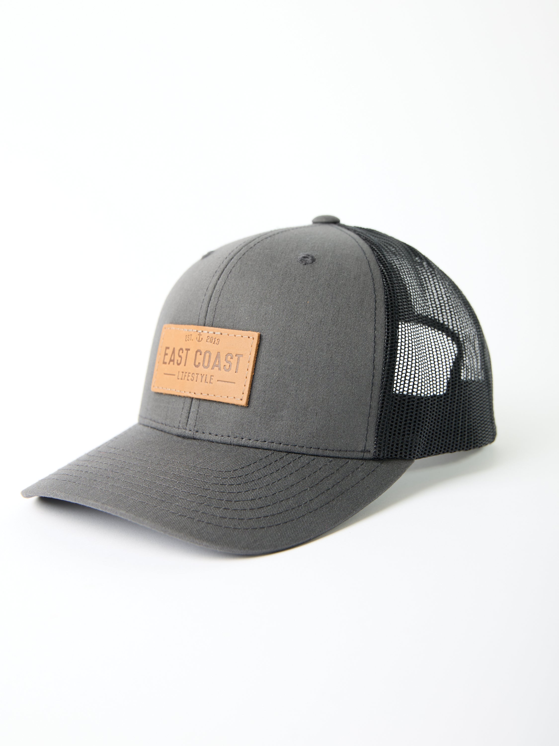 East Coast Lifestyle Leather Patch Cap