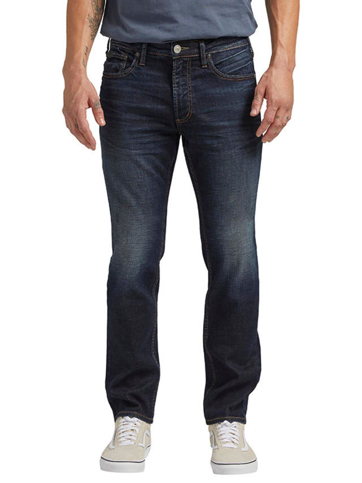Silver Men's Konrad Slim Fit Dark Jean
