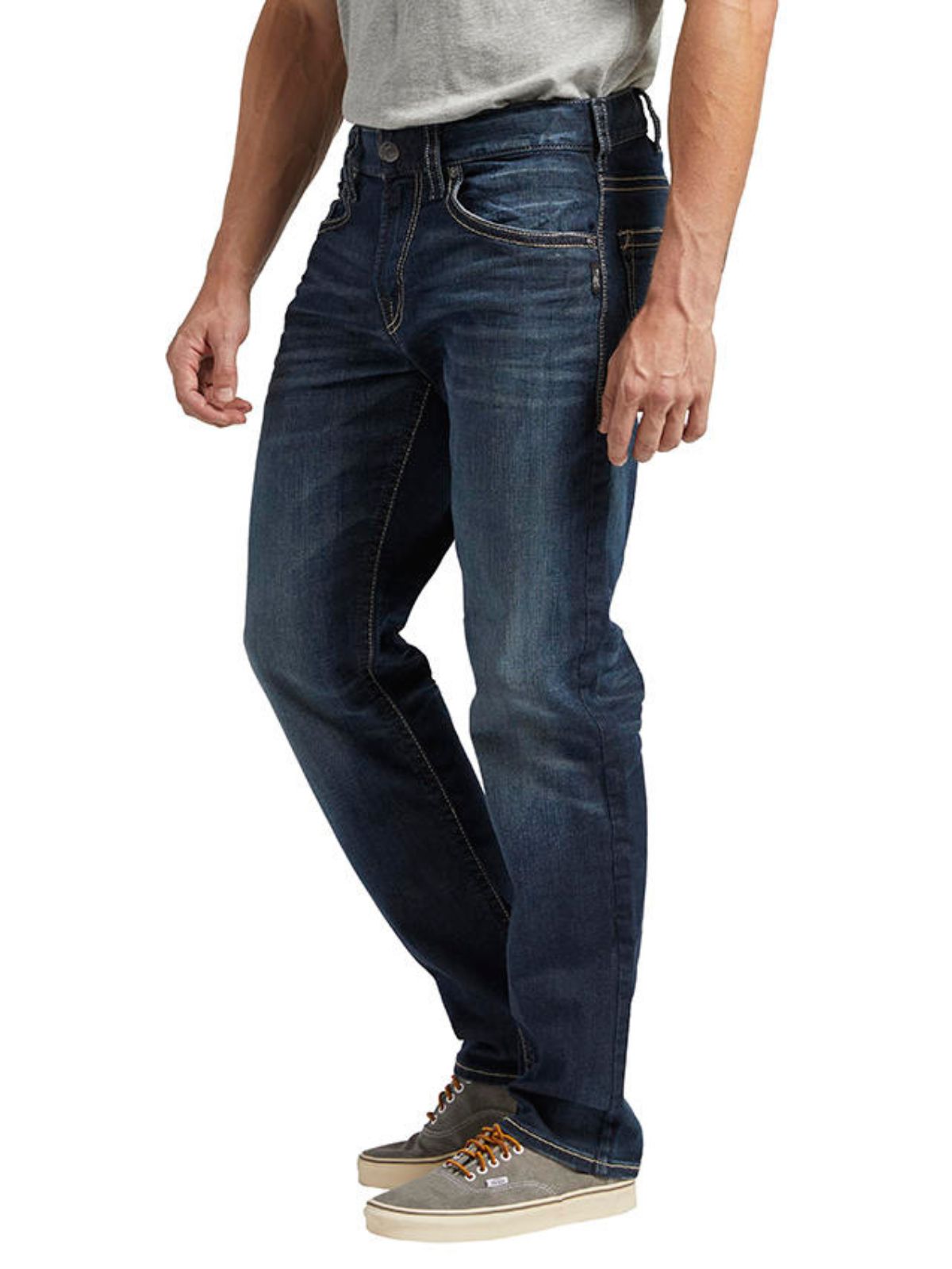 Silver Men's Eddie Straight Leg Jean