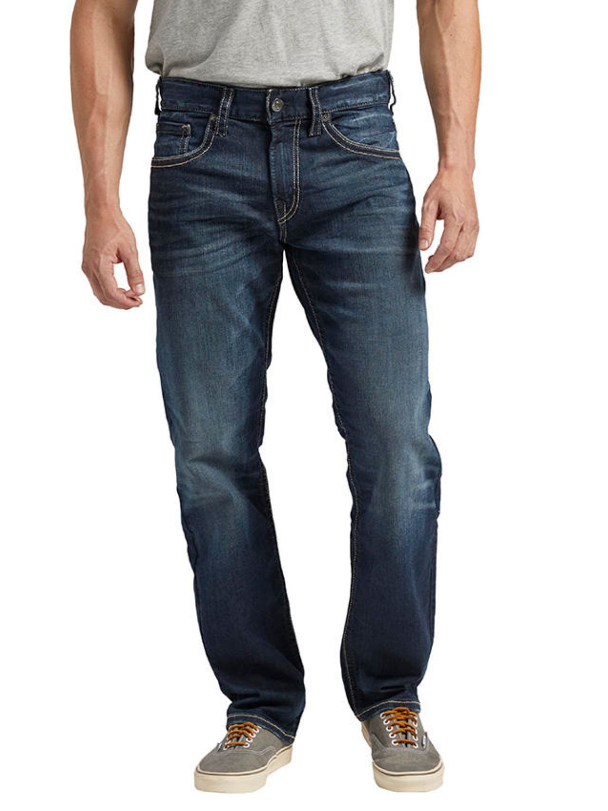 Silver Men's Eddie Straight Leg Jean – Pseudio