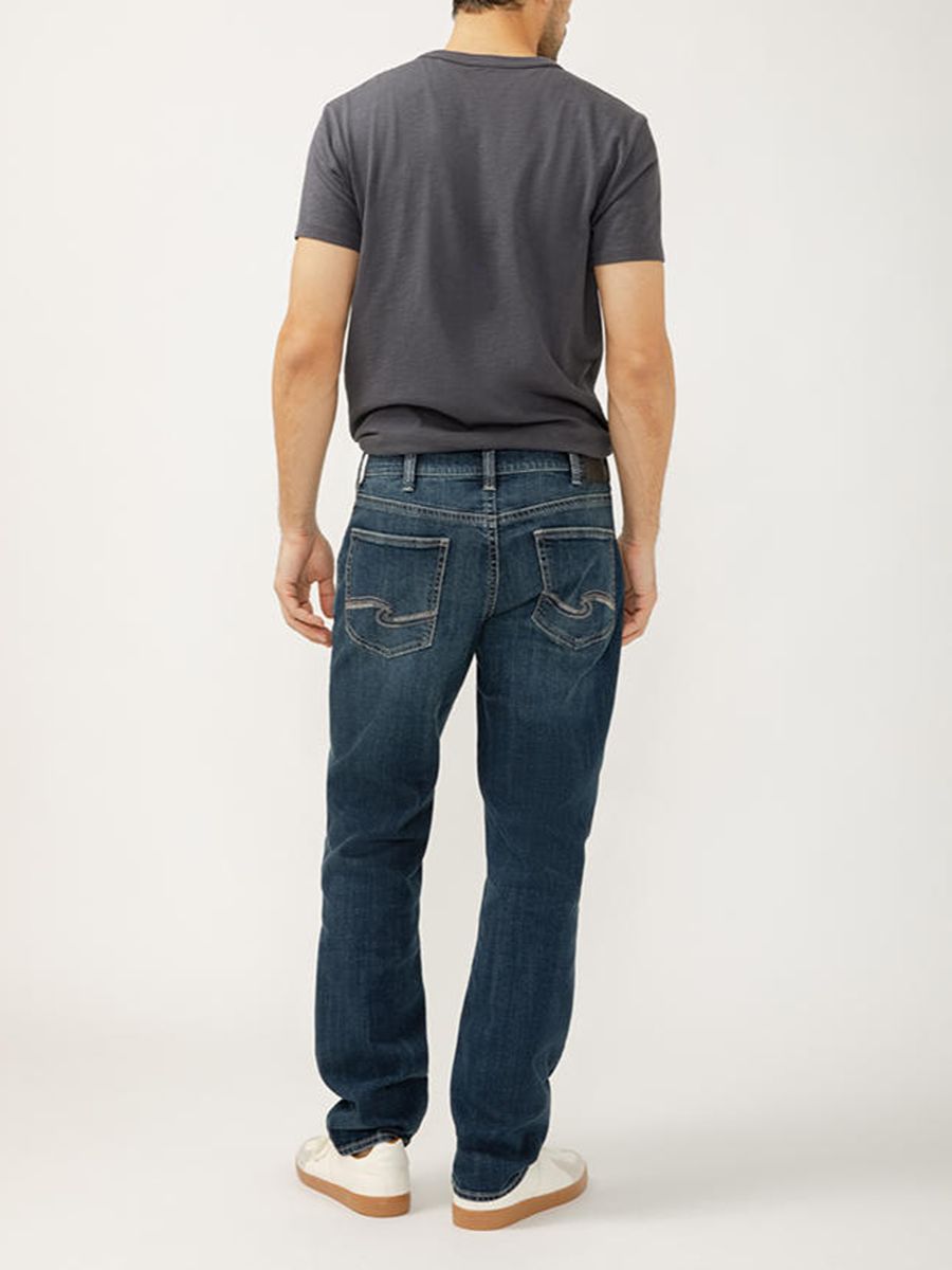 Silver Men's Eddie Dark Jean
