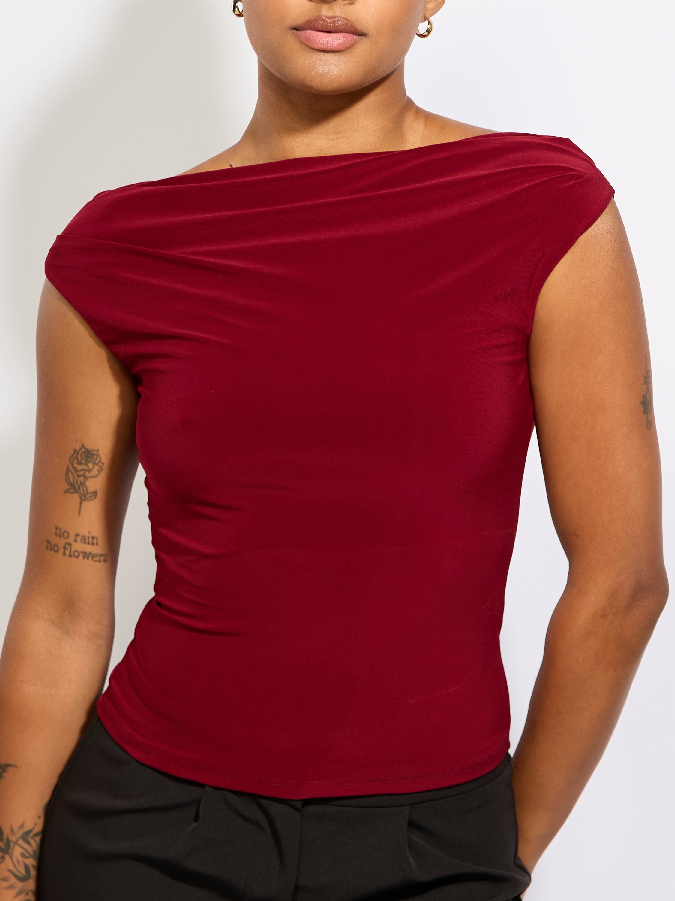 Jesse Off The Shoulder Jersey Top