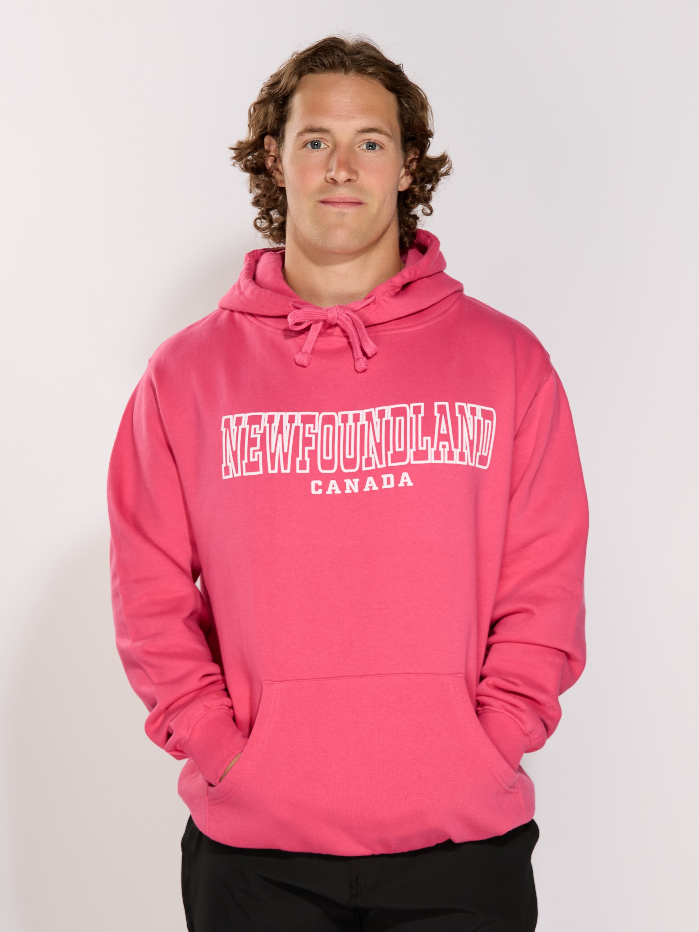 Newfoundland Stencil Puff Hoodie