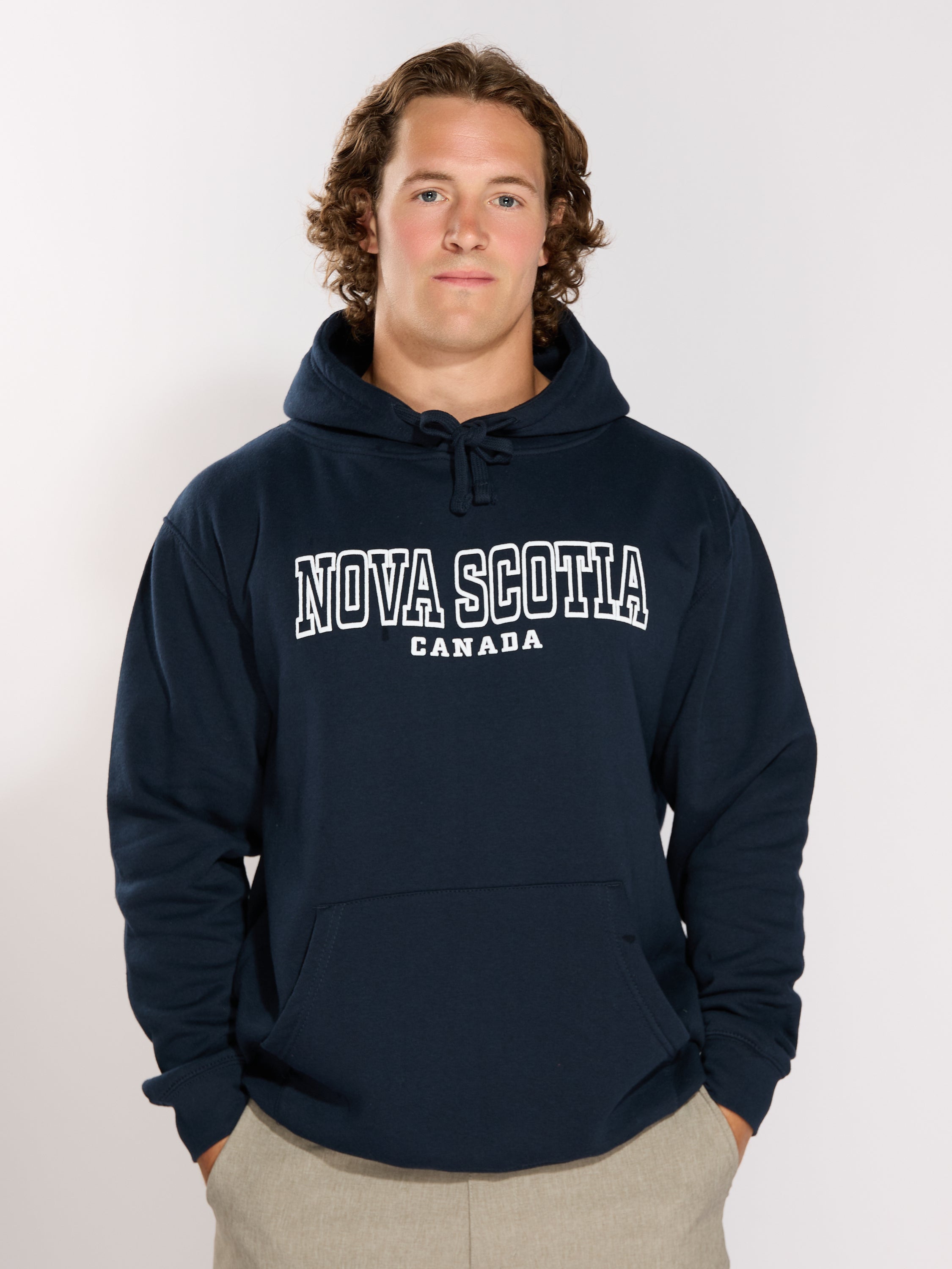 Nova Scotia Stencil Puff Hoodie