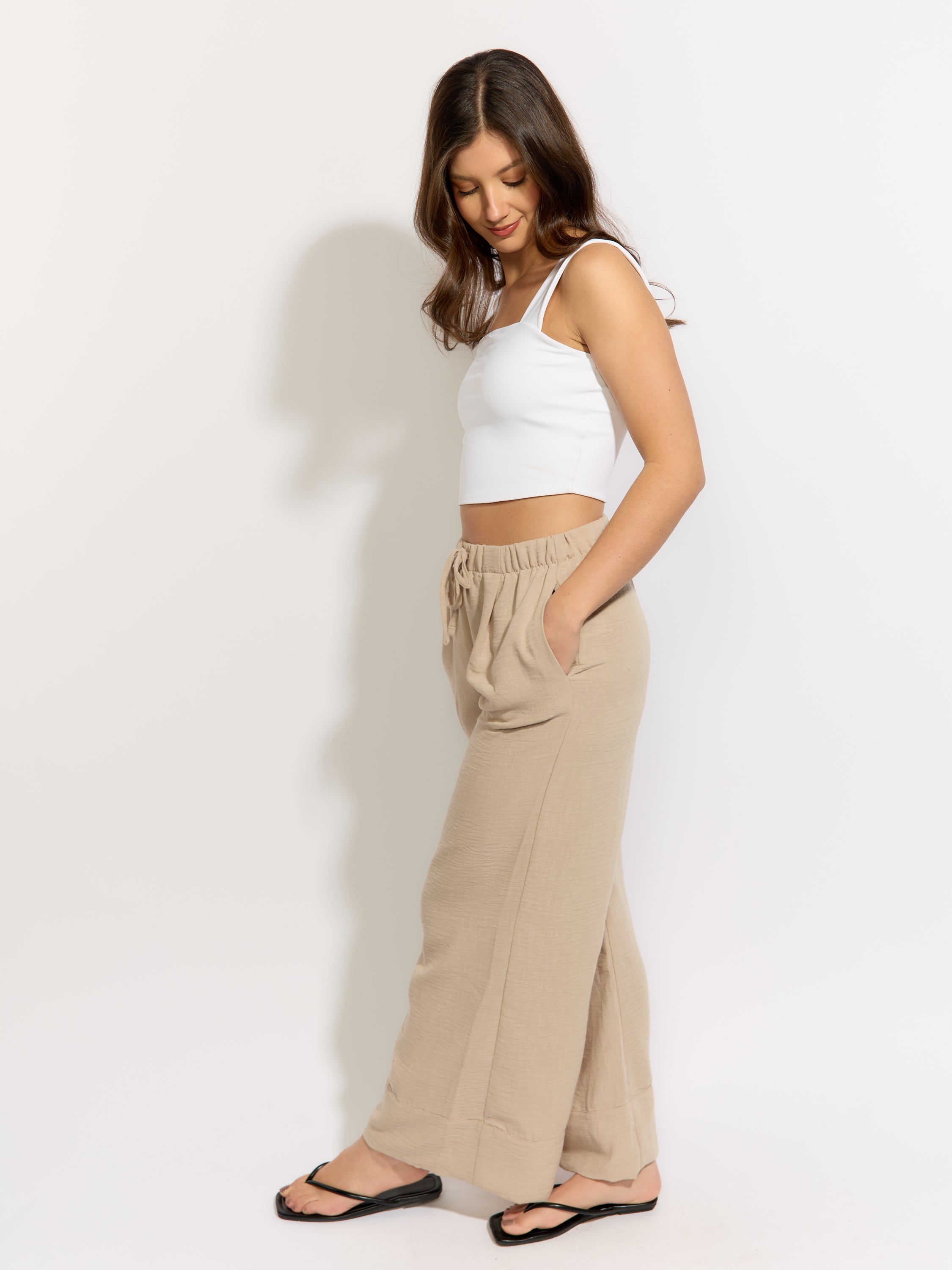 Palazzo Drawstring Pant