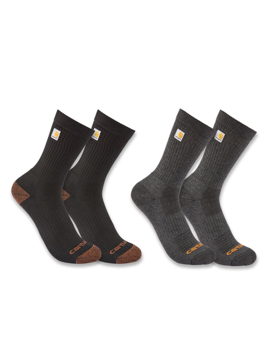 Carhartt Midweight Crew Socks 2-Pack