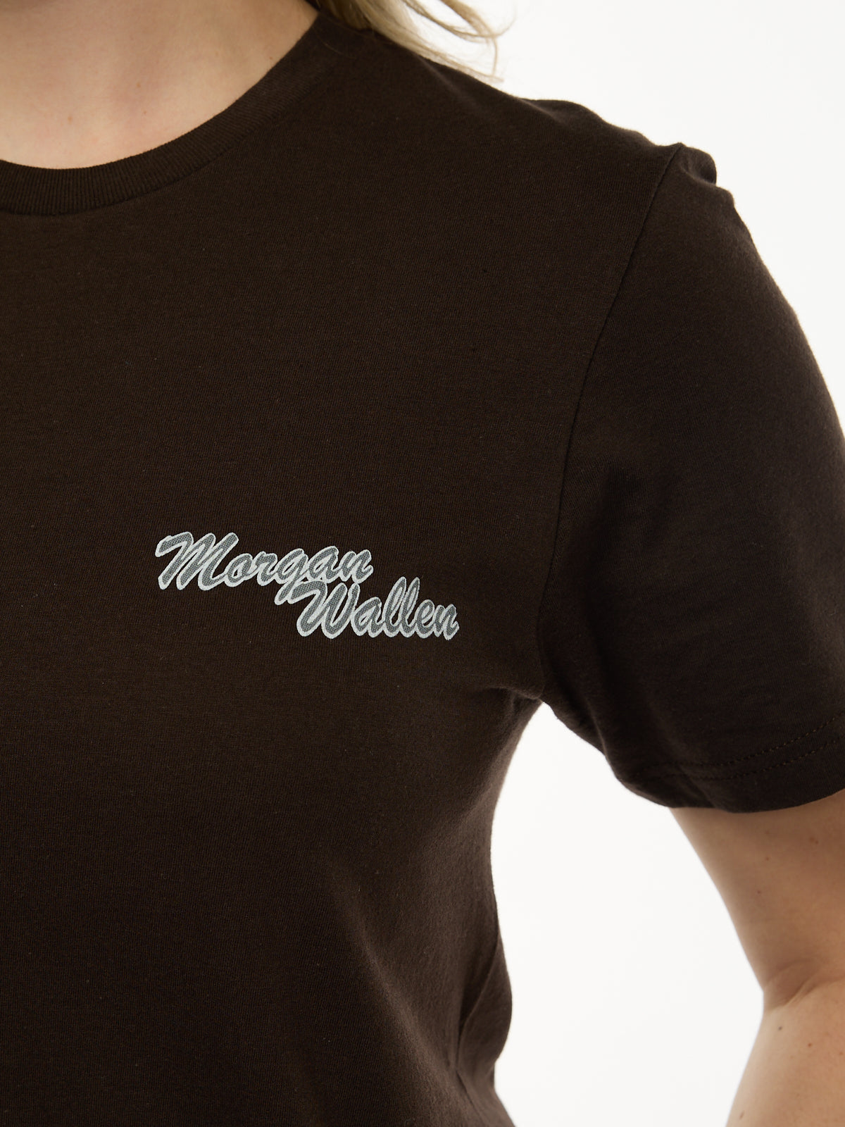 Morgan Wallen Brown Portrait Tee