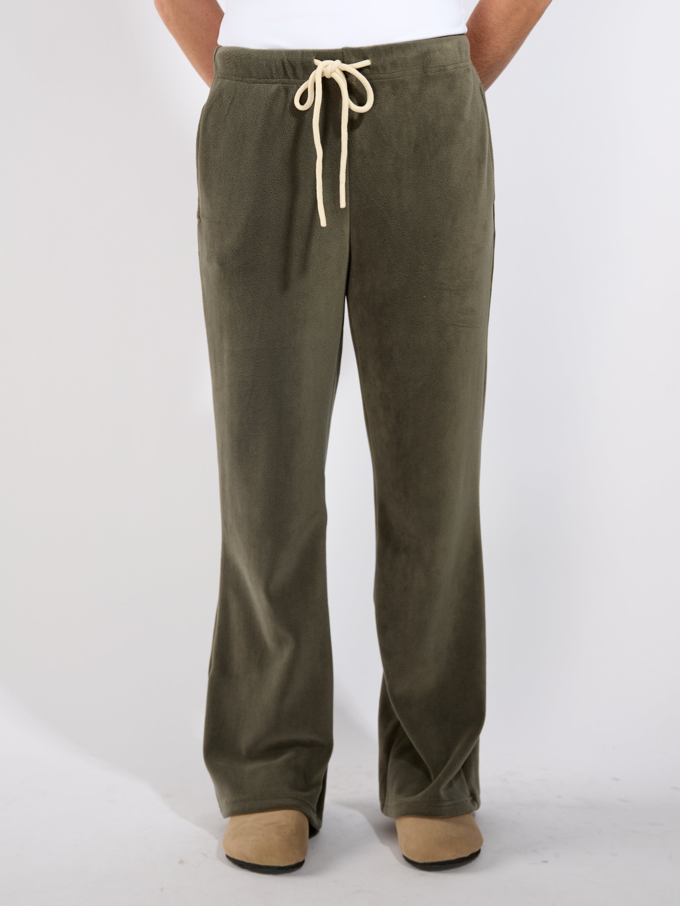 Skylar Cozy Fleece Wide Leg Sweatpant